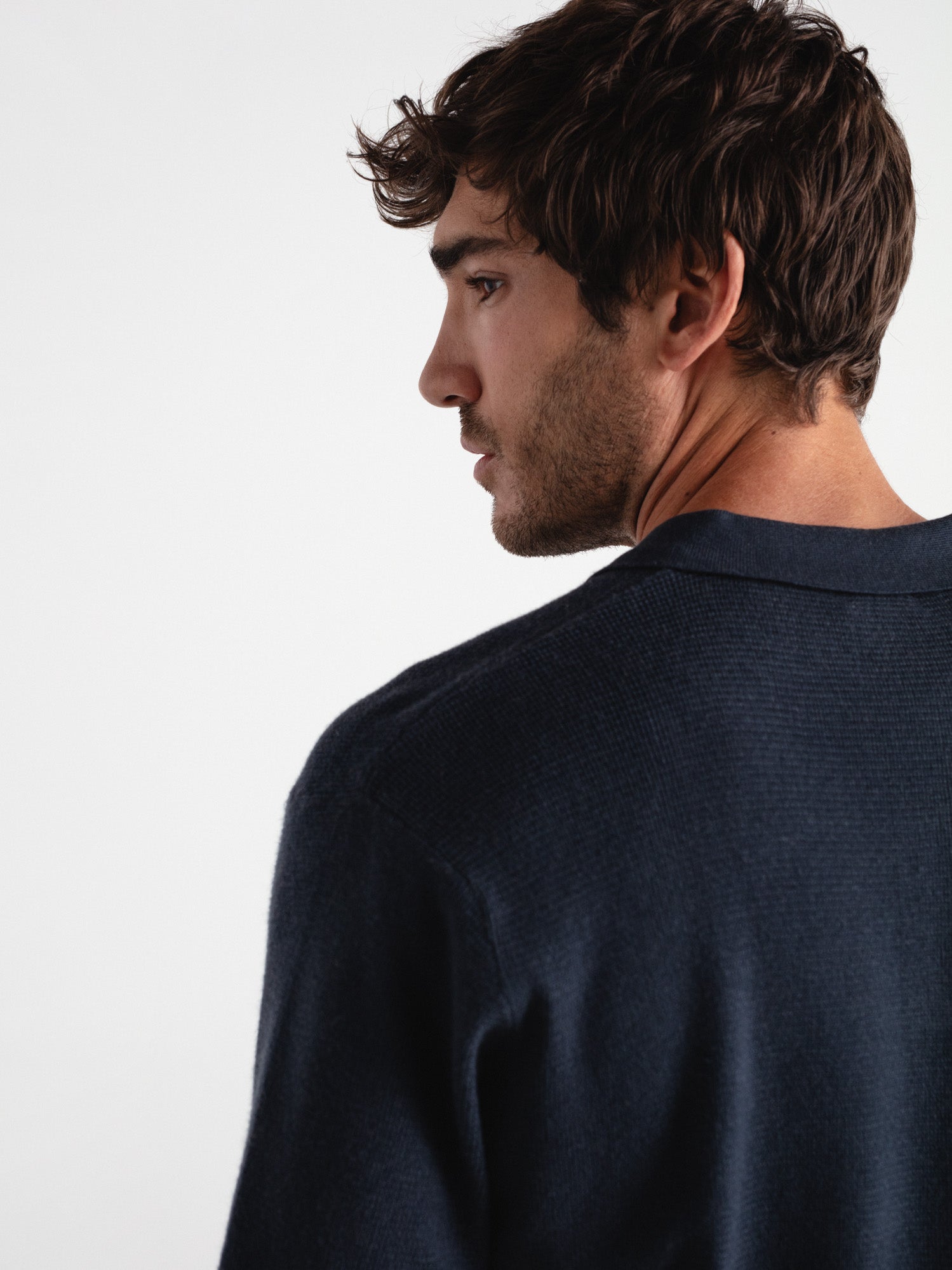 Cotton polo shirt structure