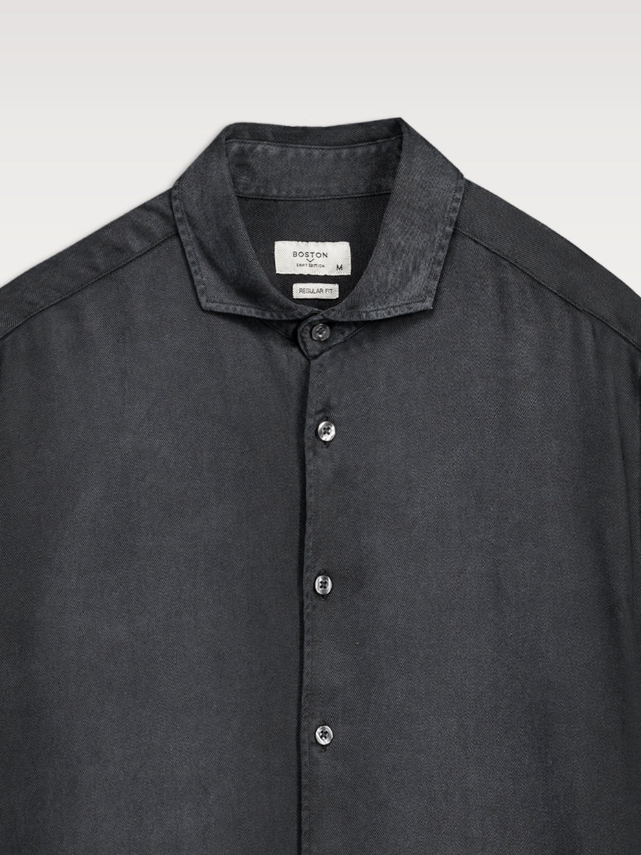 Regular fit Tencel shirt