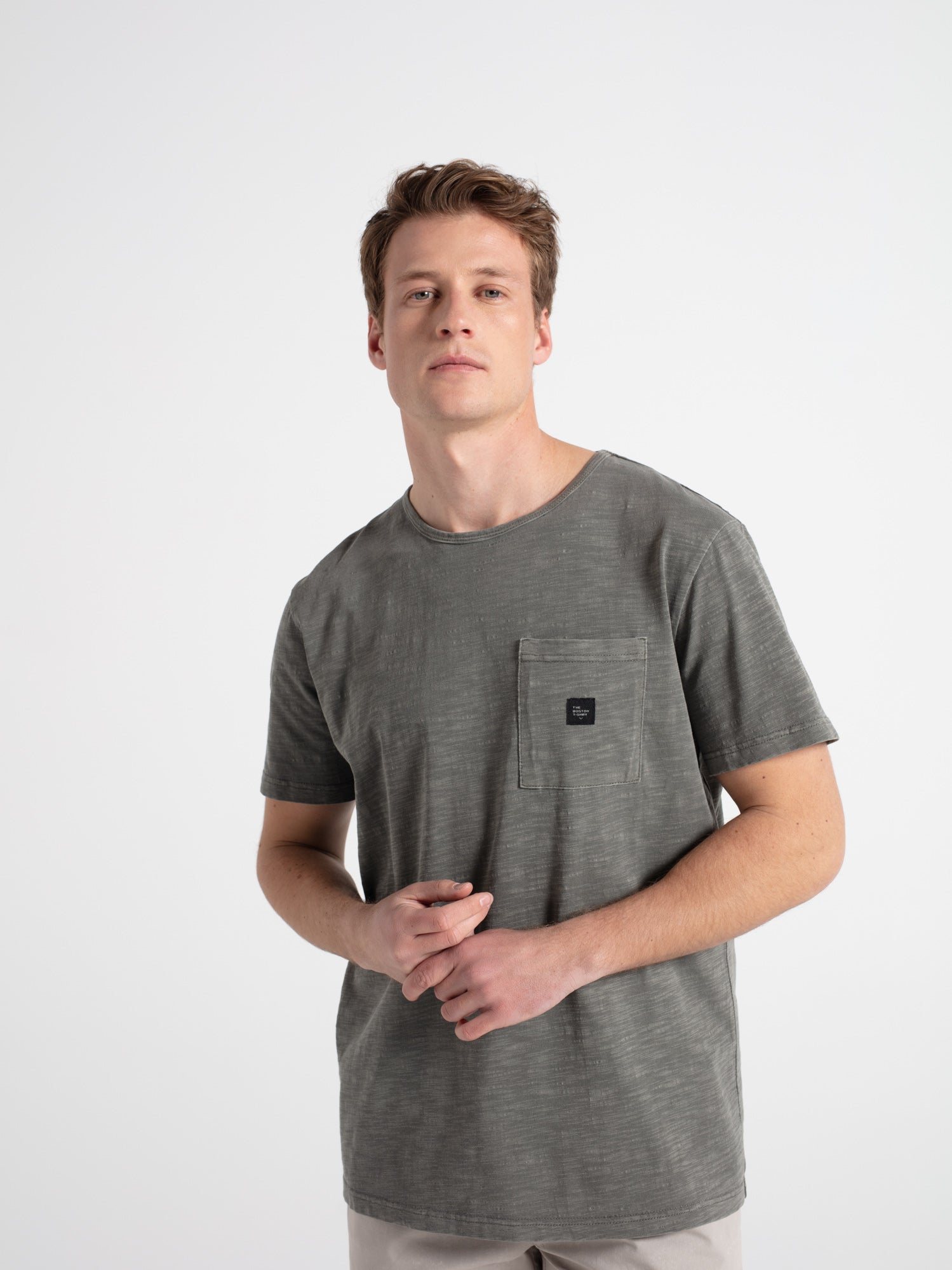 Short-sleeved cotton jersey t-shirt