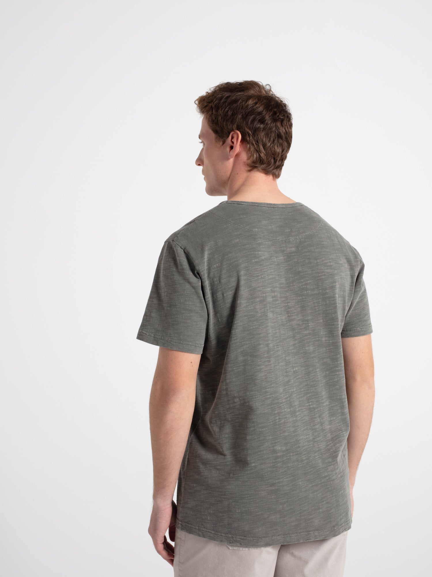 Short-sleeved cotton jersey t-shirt