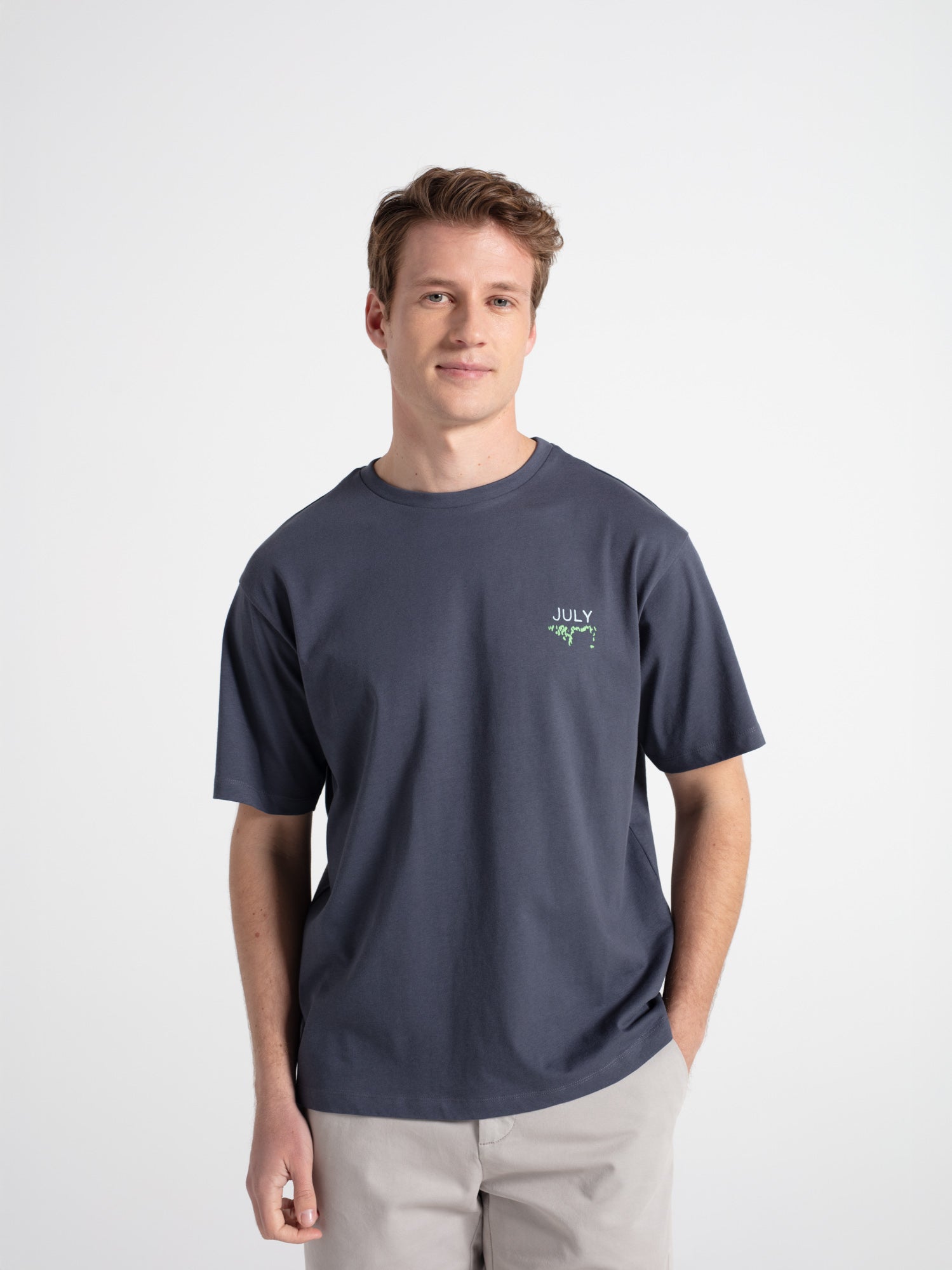 100% cotton graphic t-shirt July