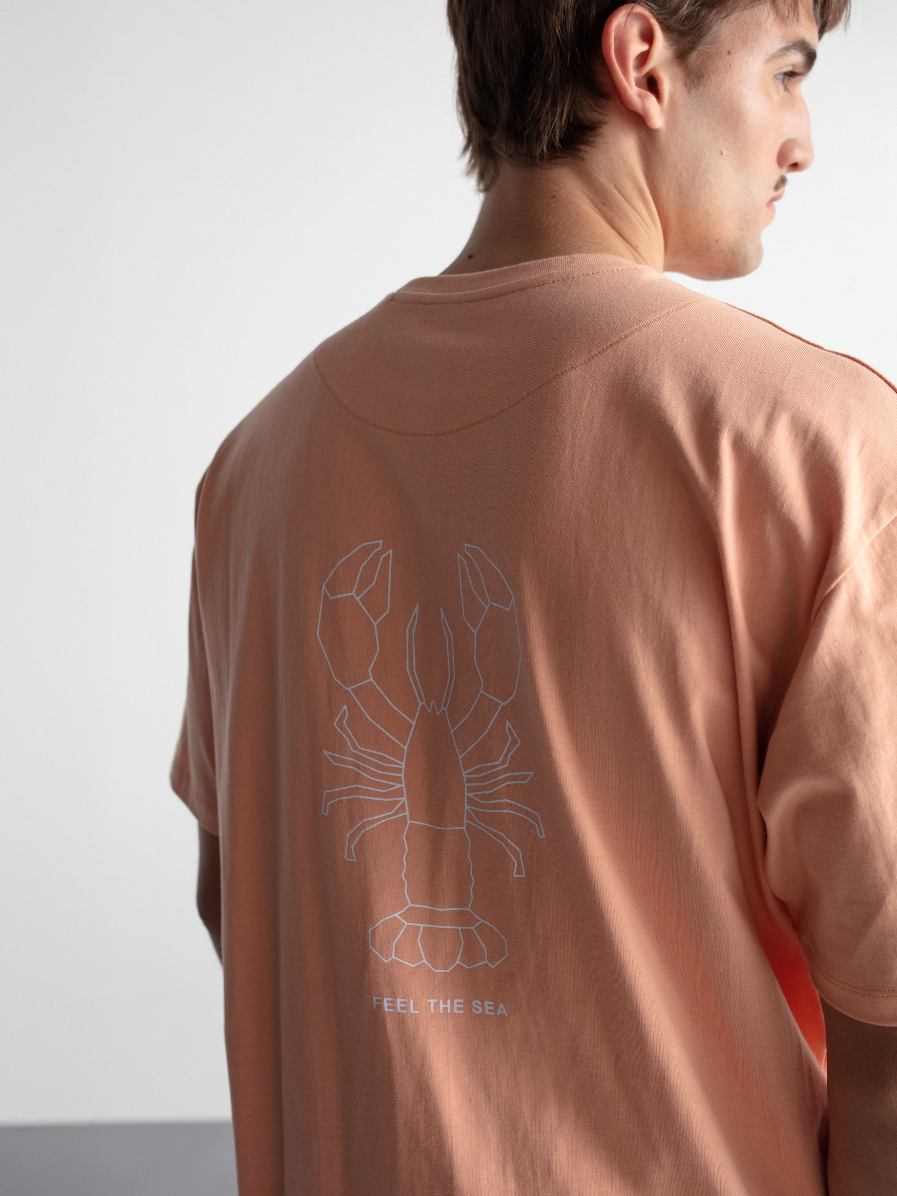 Oversized T-shirt "Feel the sea"