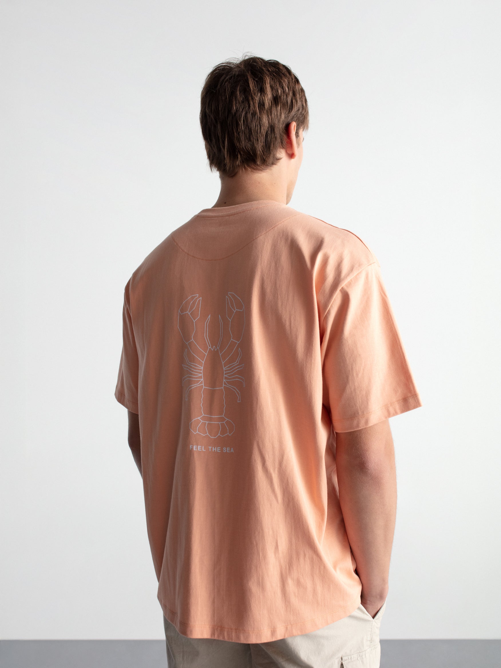 Oversized T-shirt "Feel the sea"