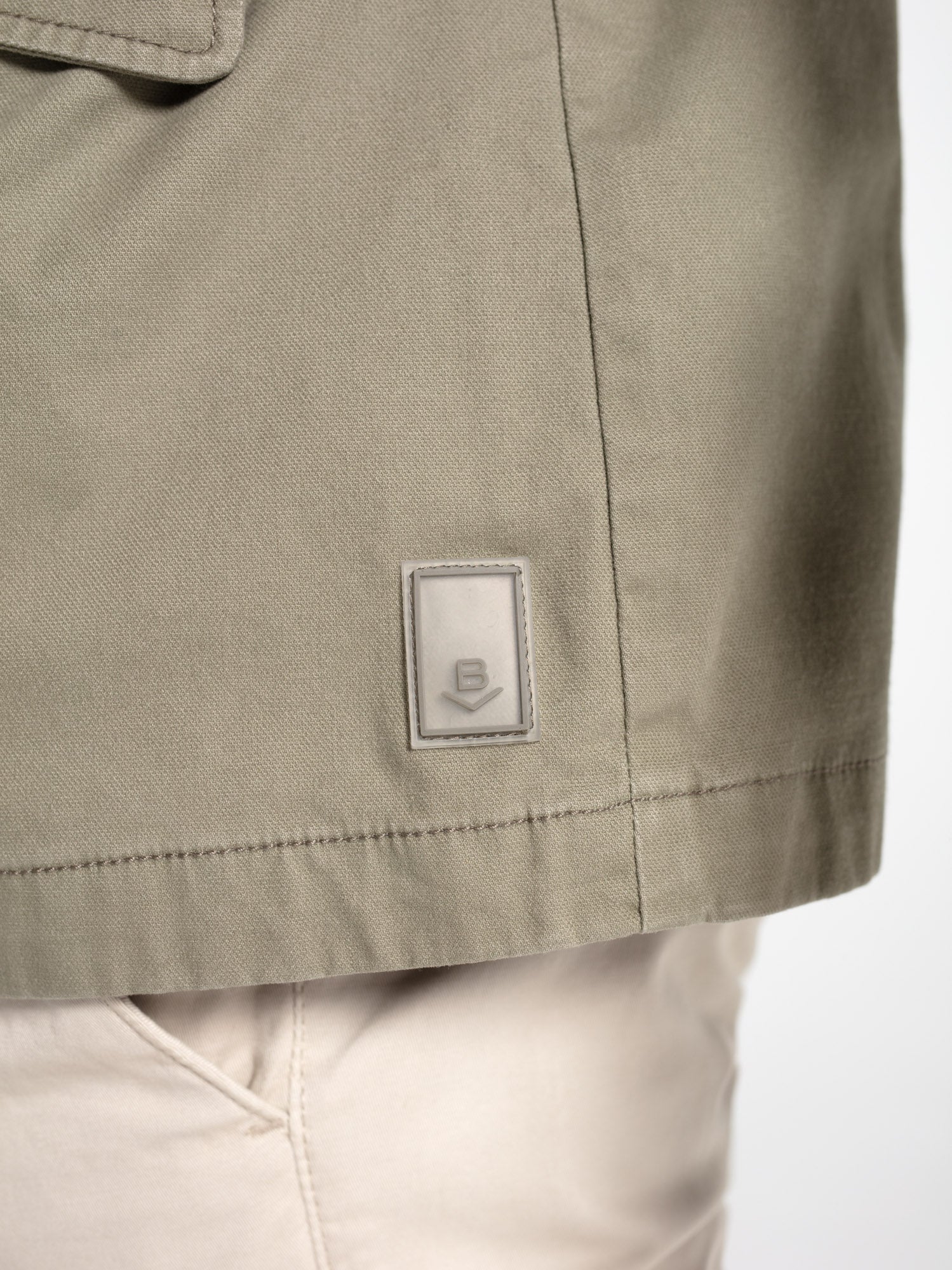 Worker jacket with hood