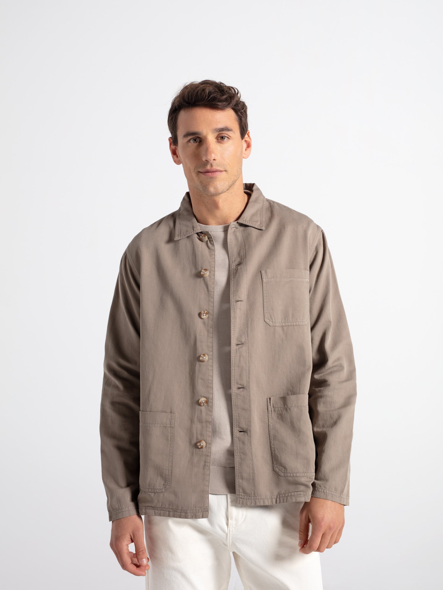 Linen overshirt