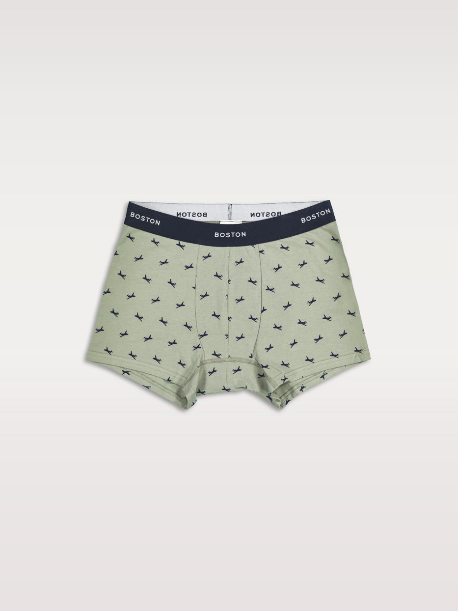 Printed/striped boxer shorts set