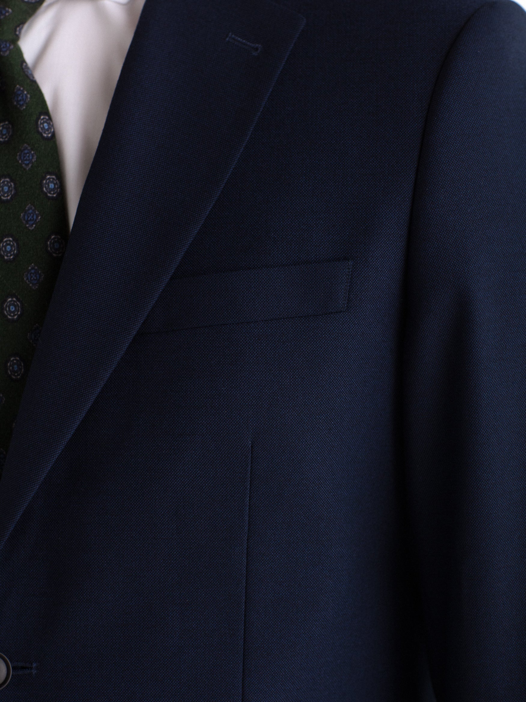 Plain, slim-fit suit jacket