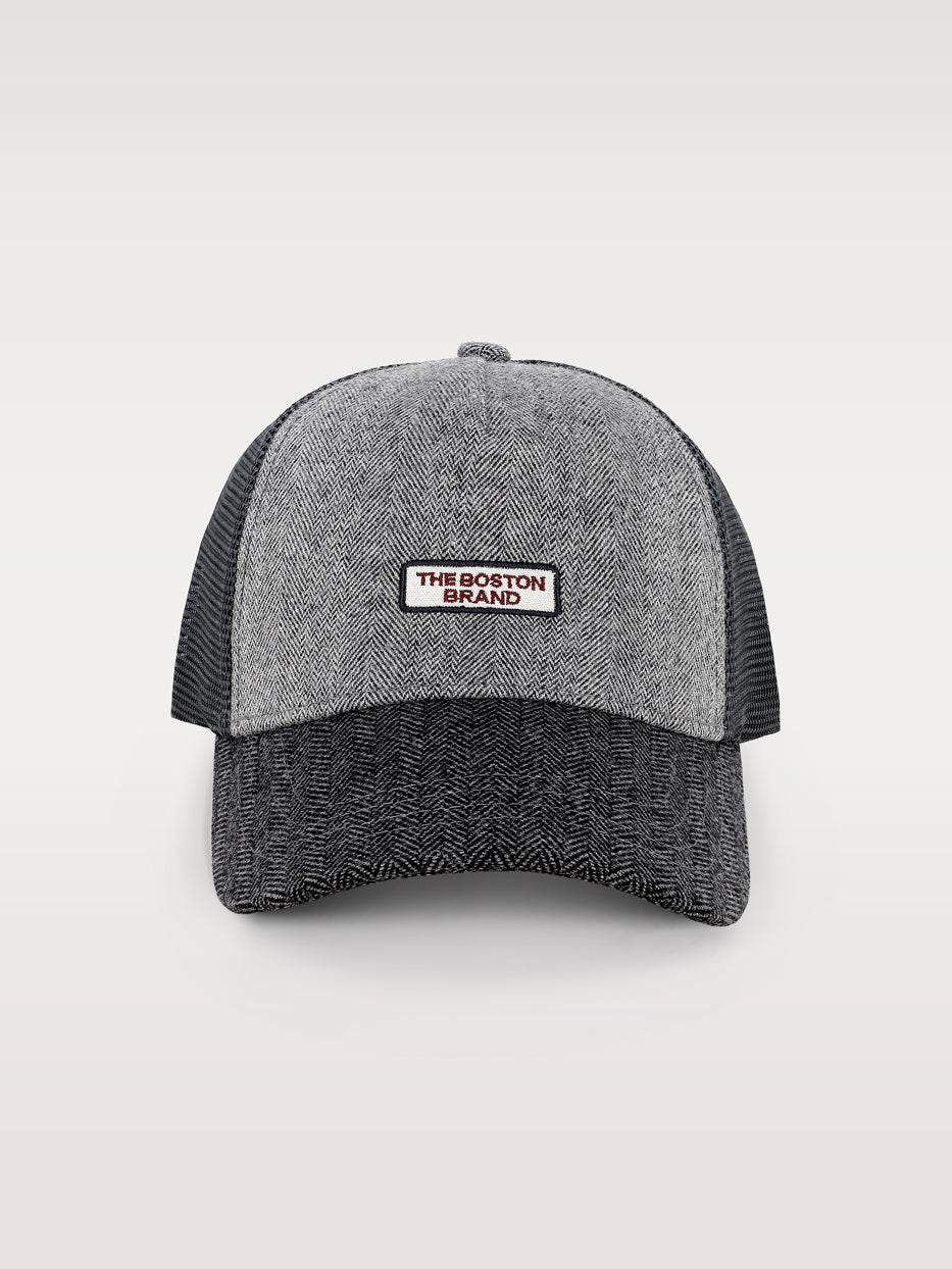 Panama hat with mesh crown