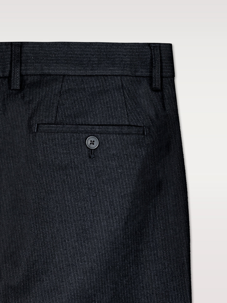 Pantalón pinzas raya diplomática