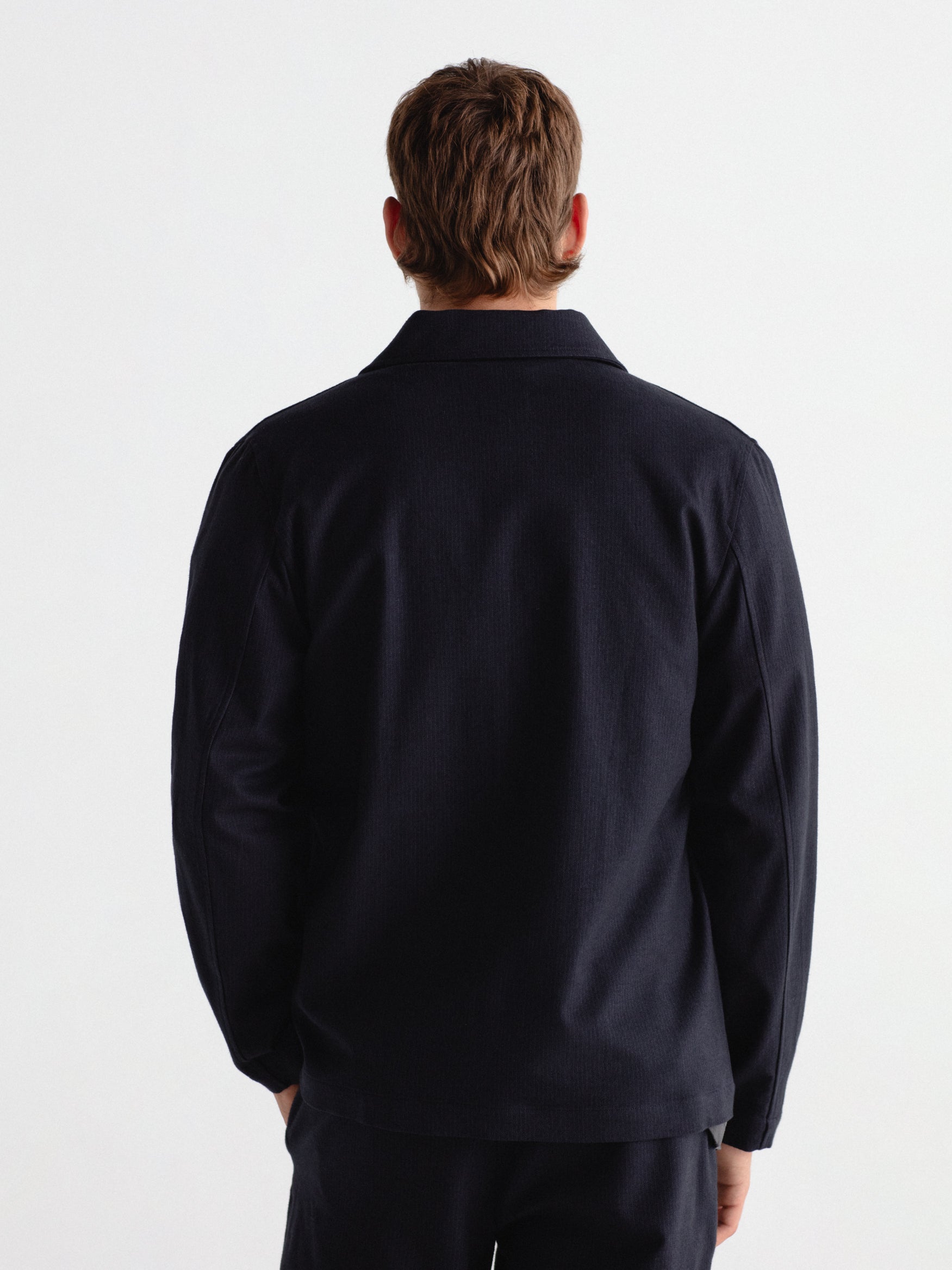 Diplomatic stripe overshirt