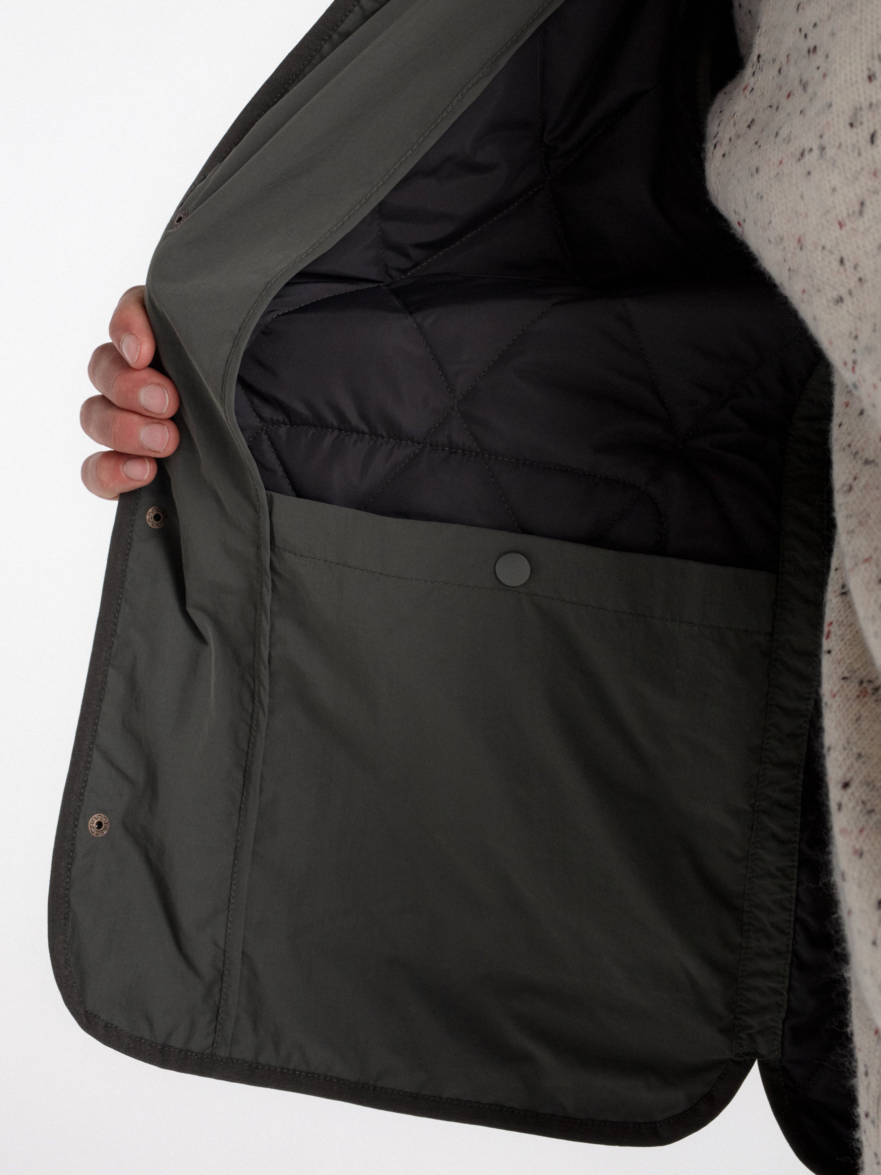 Chaqueta acolchada rombos