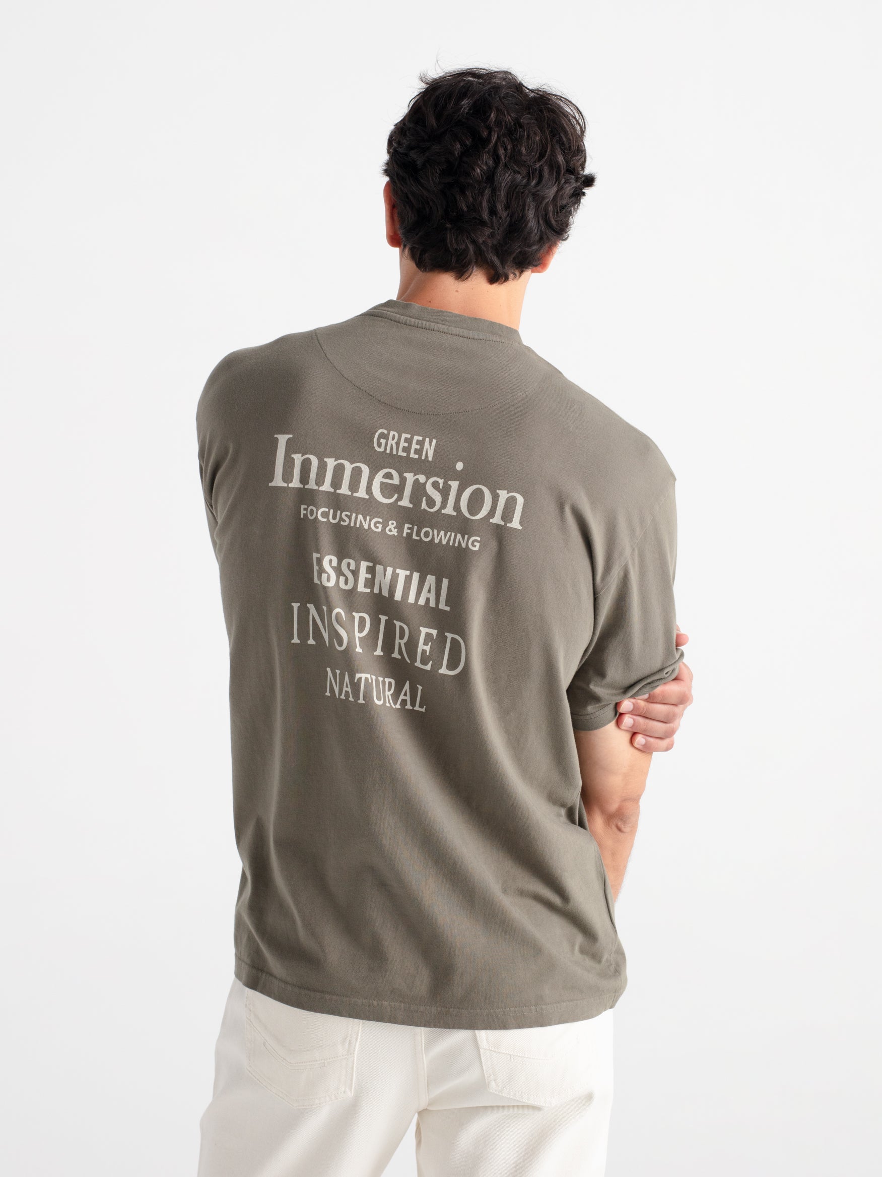 Camiseta oversize "Green inmersion"