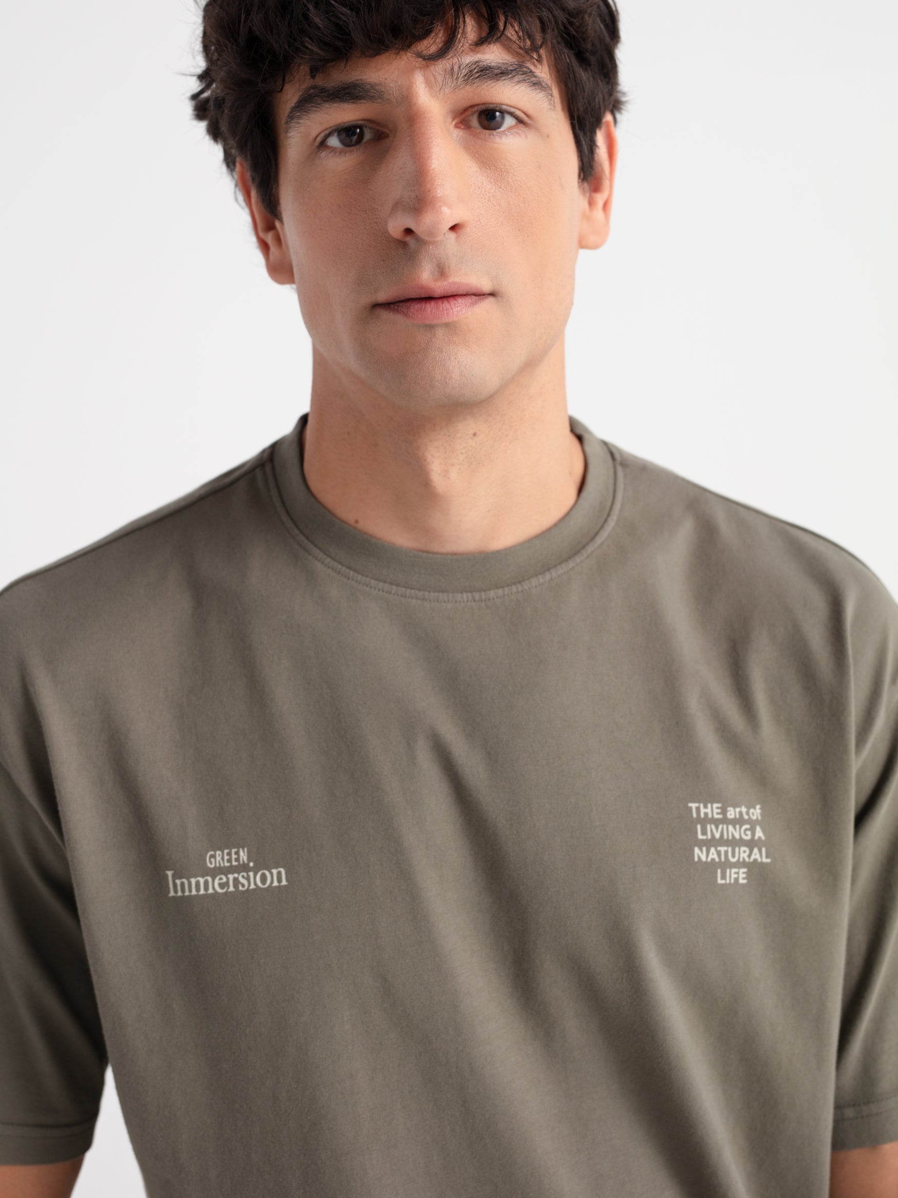 Camiseta oversize "Green inmersion"
