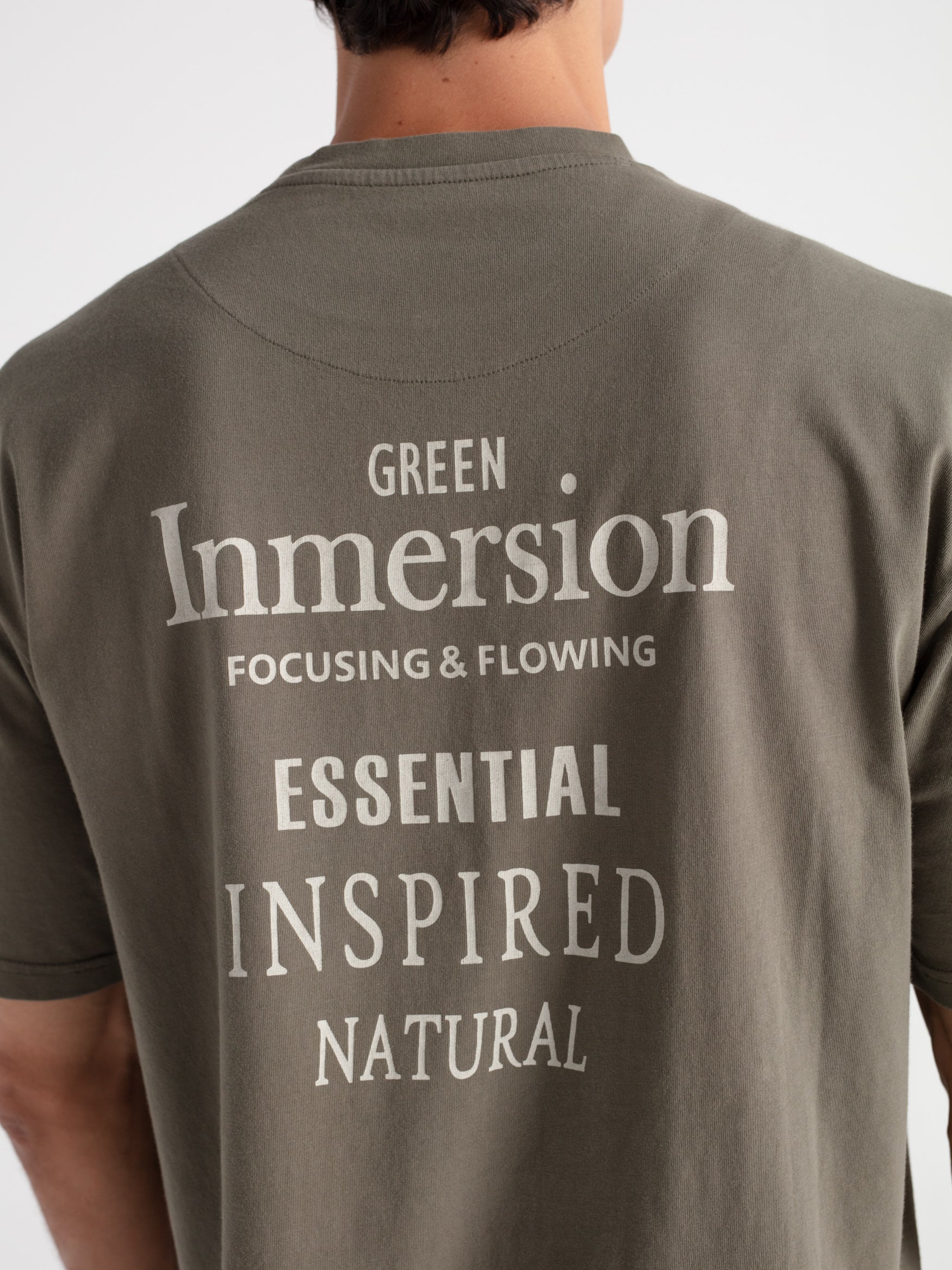 Camiseta oversize "Green inmersion"