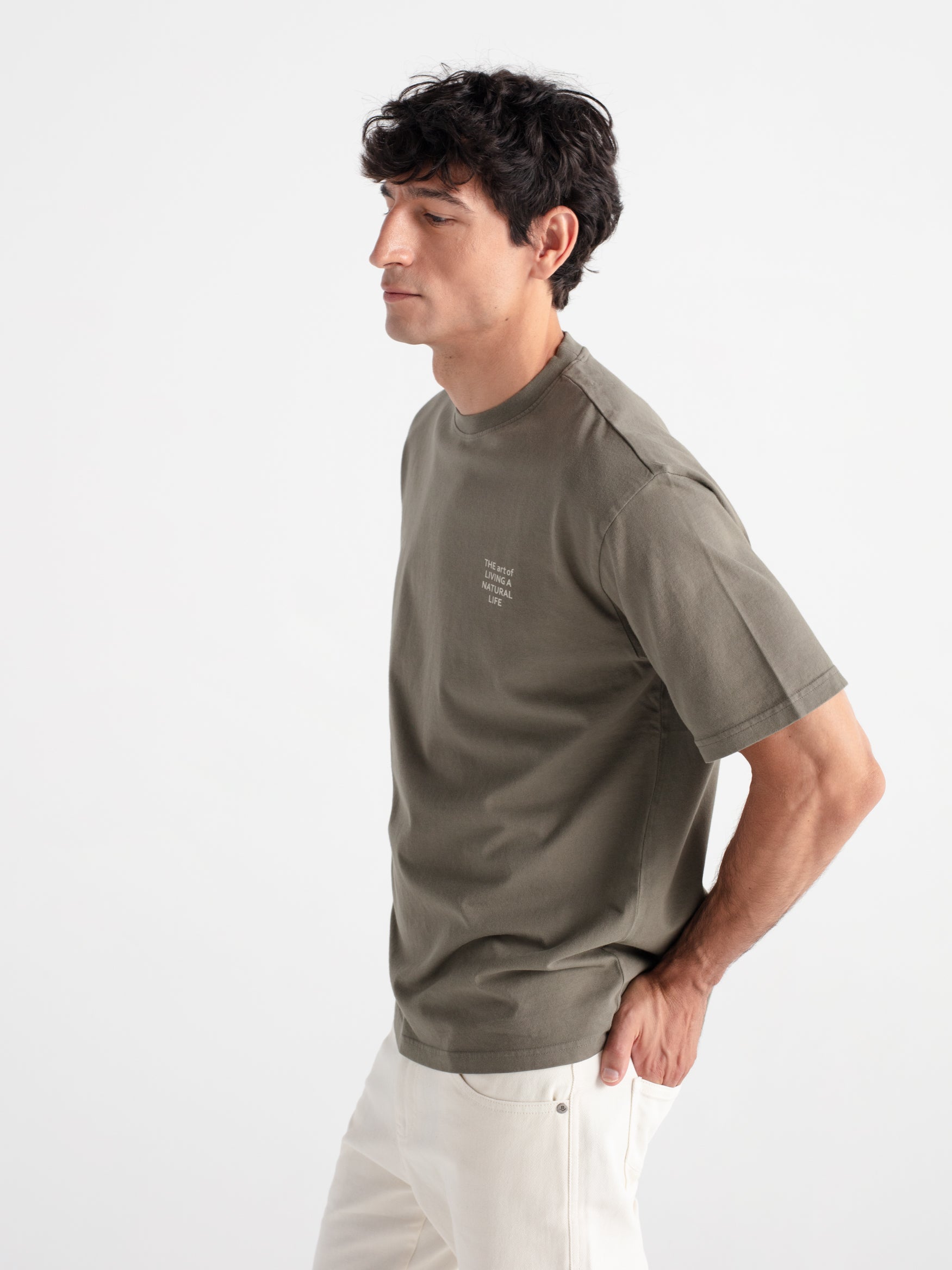 Camiseta oversize "Green inmersion"