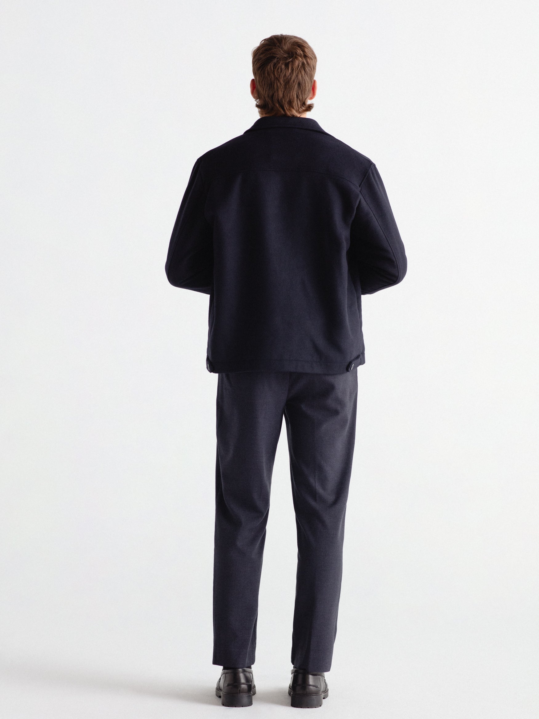 Plain, faux smart trousers