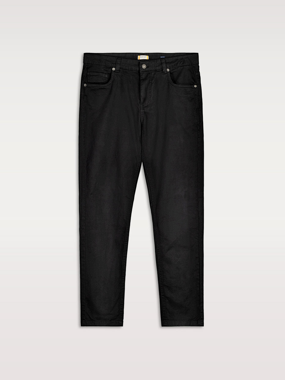 Slim fit twill trousers