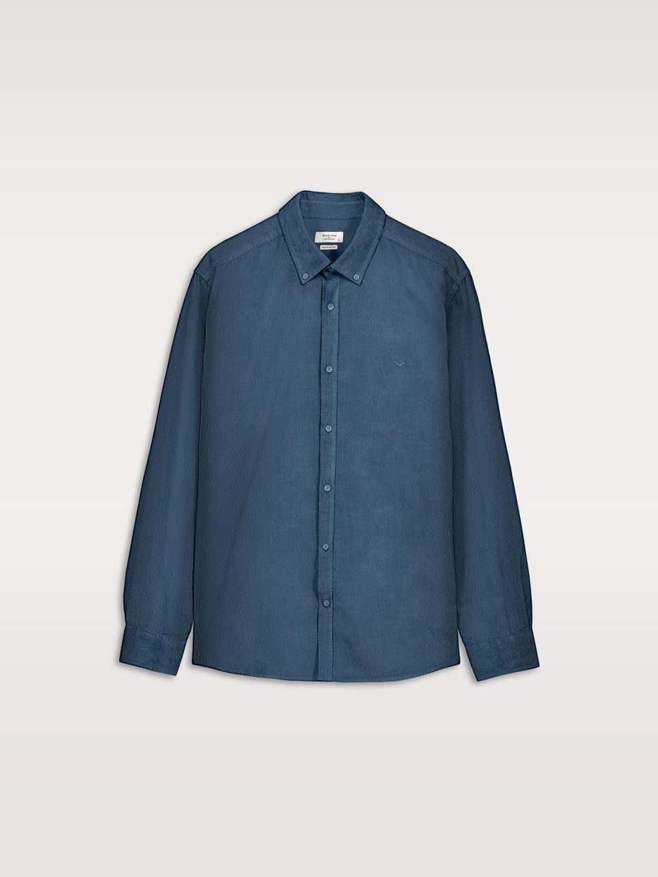 Camisa regular fit micropana