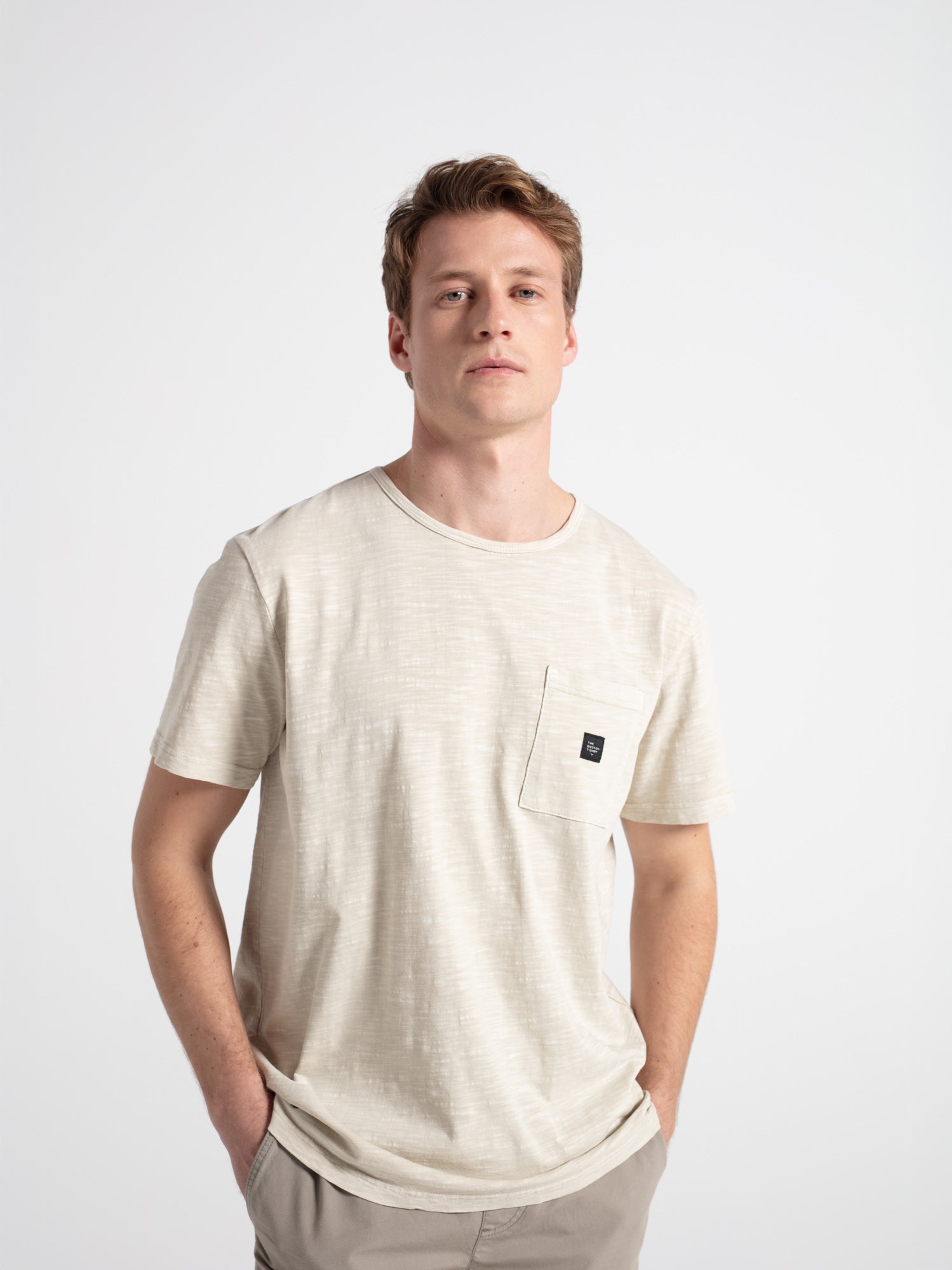 Camiseta algodón flamé manga corta