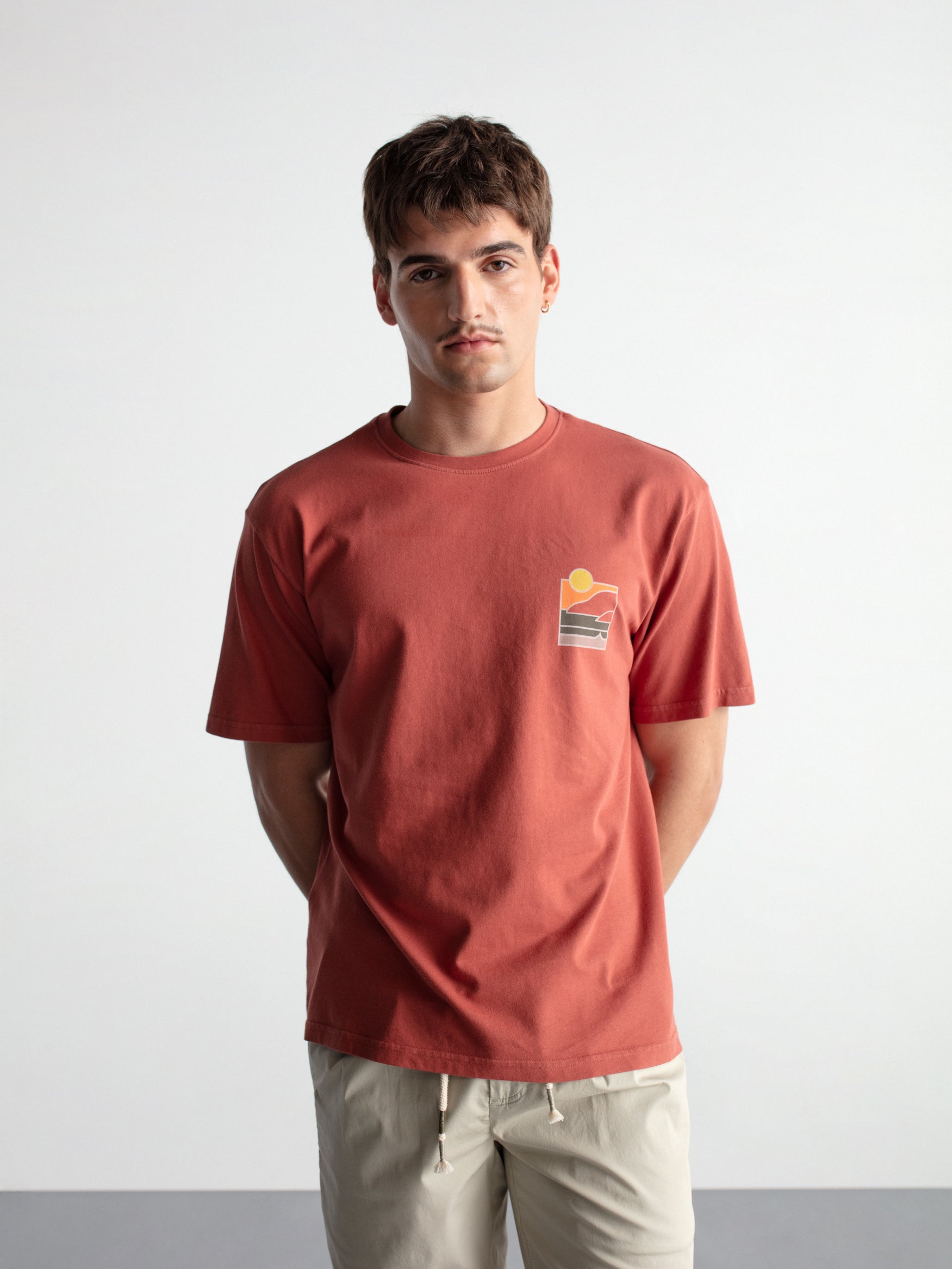 Camiseta confort paisaje