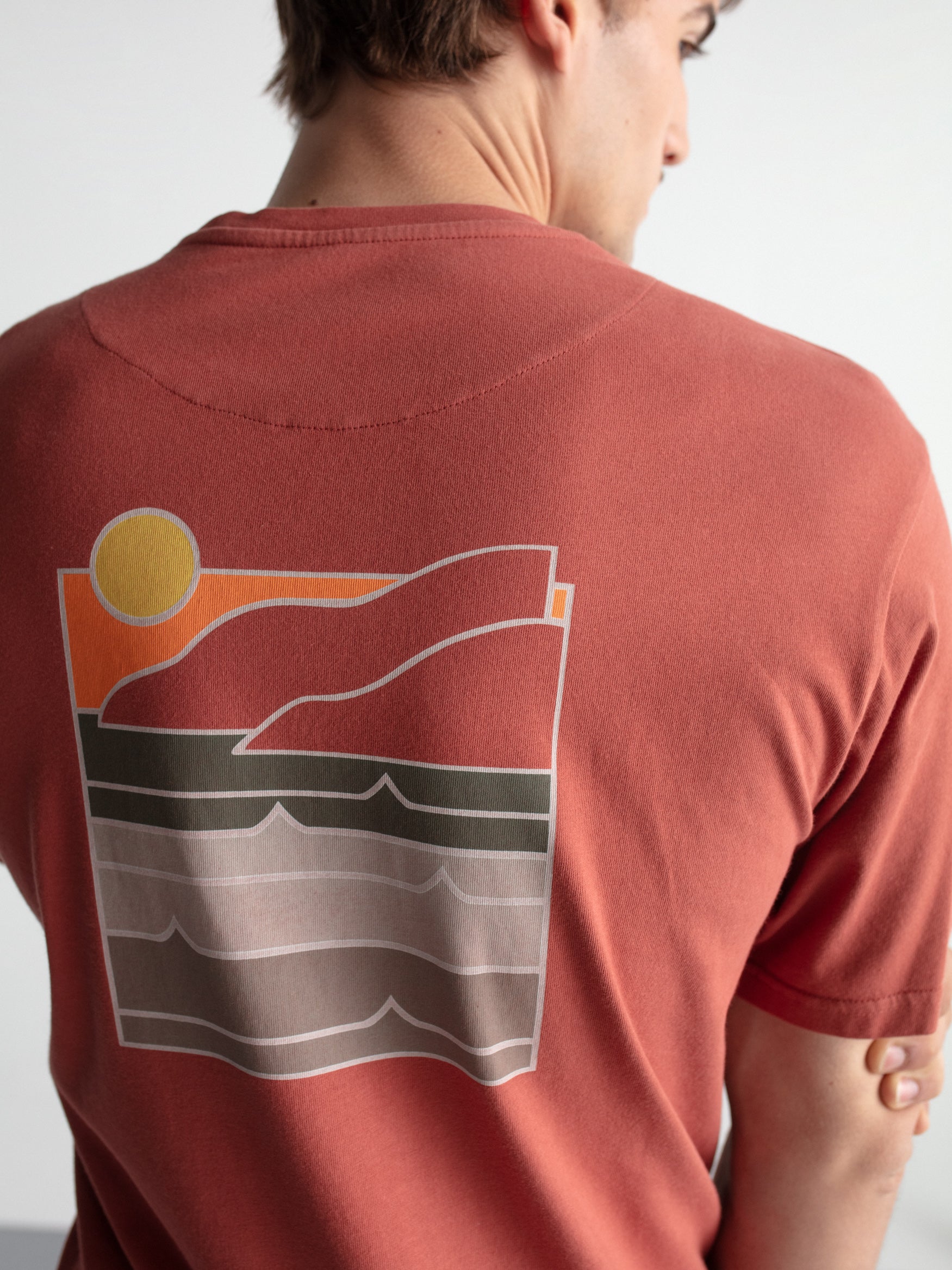 Camiseta confort paisaje