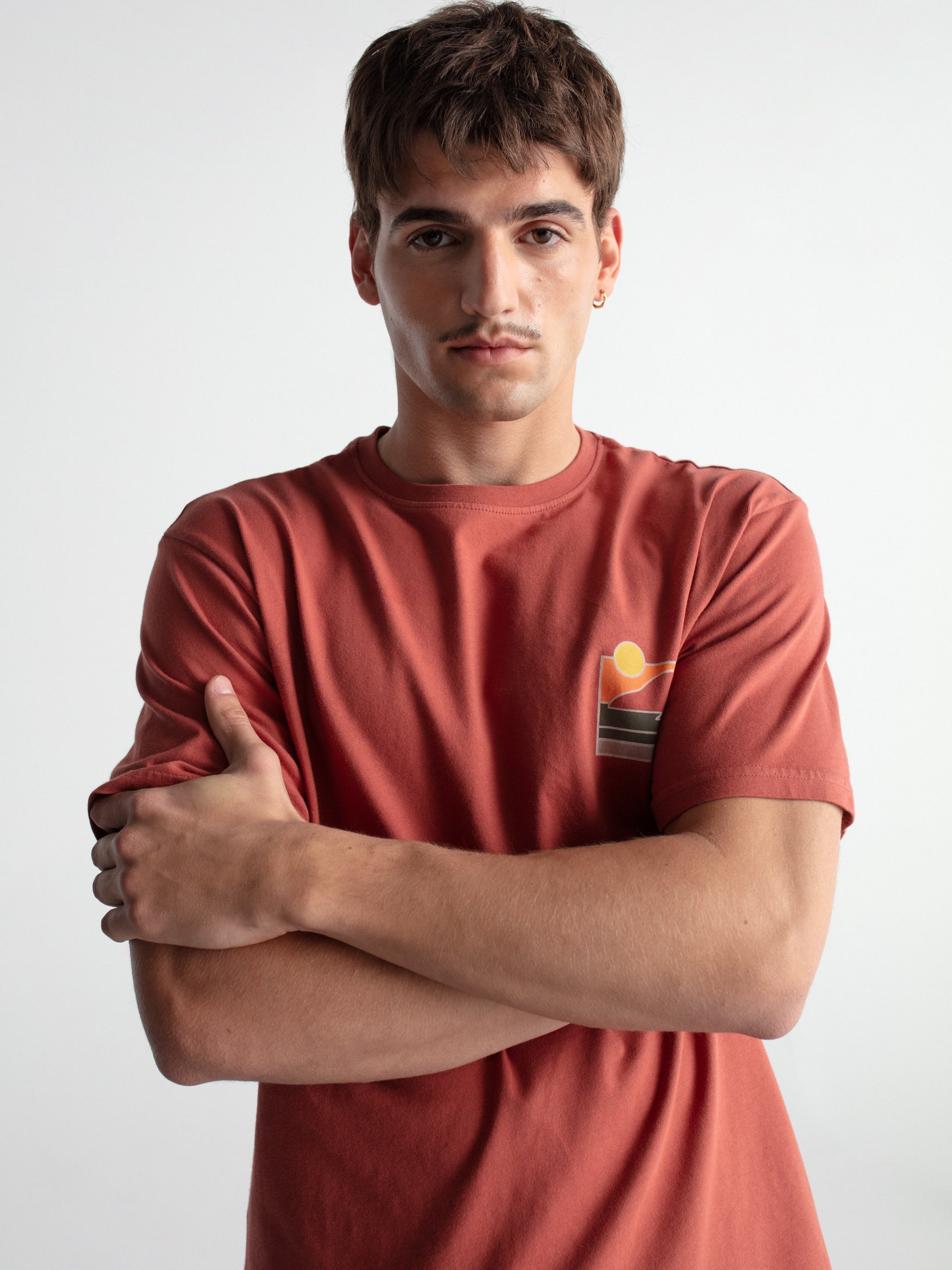Camiseta confort paisaje