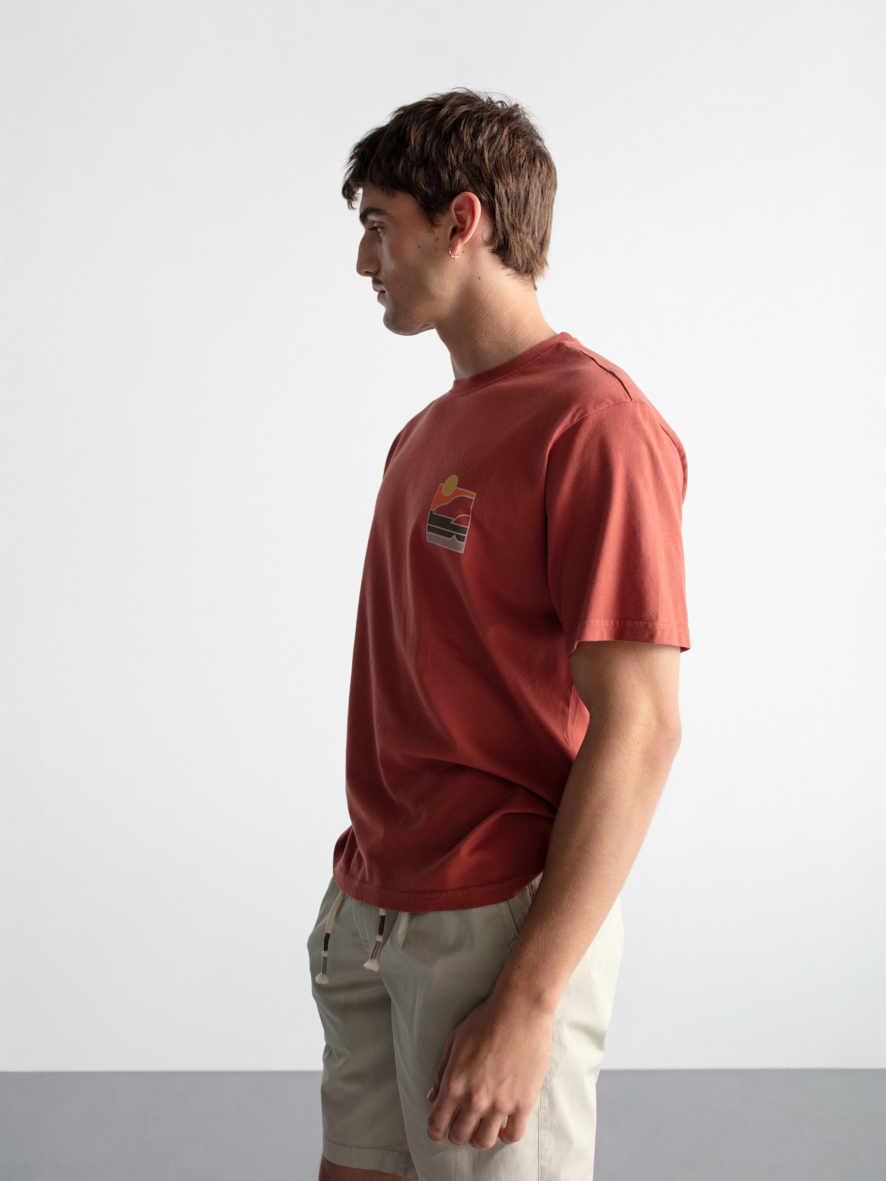 Camiseta confort paisaje