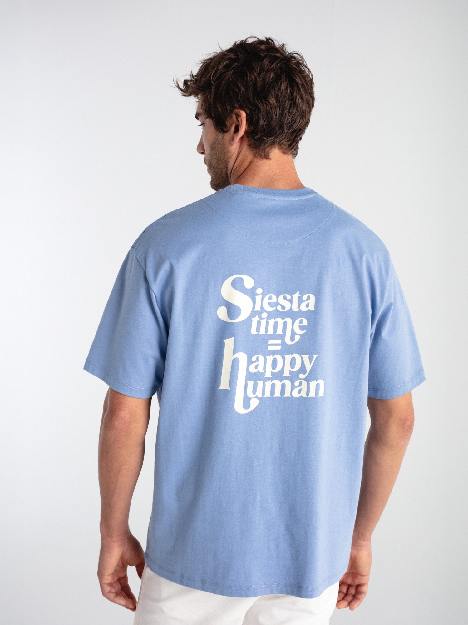 Camiseta oversize gráfica siesta
