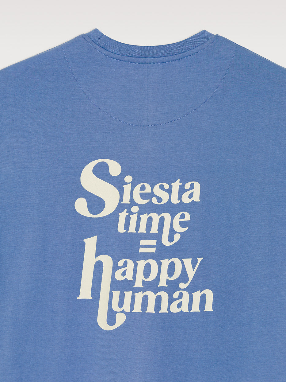 Camiseta oversize gráfica siesta