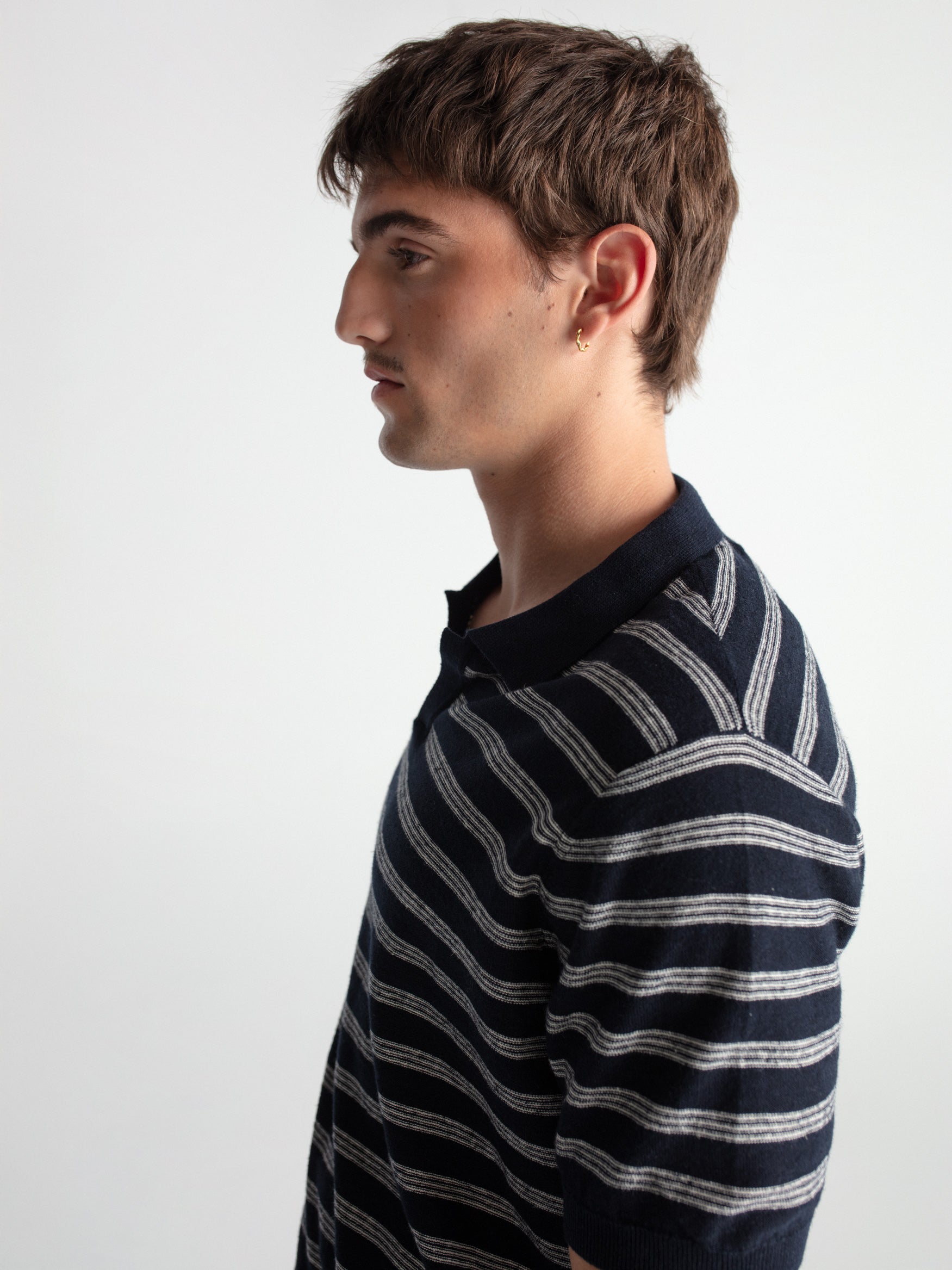Polo tricot rayas