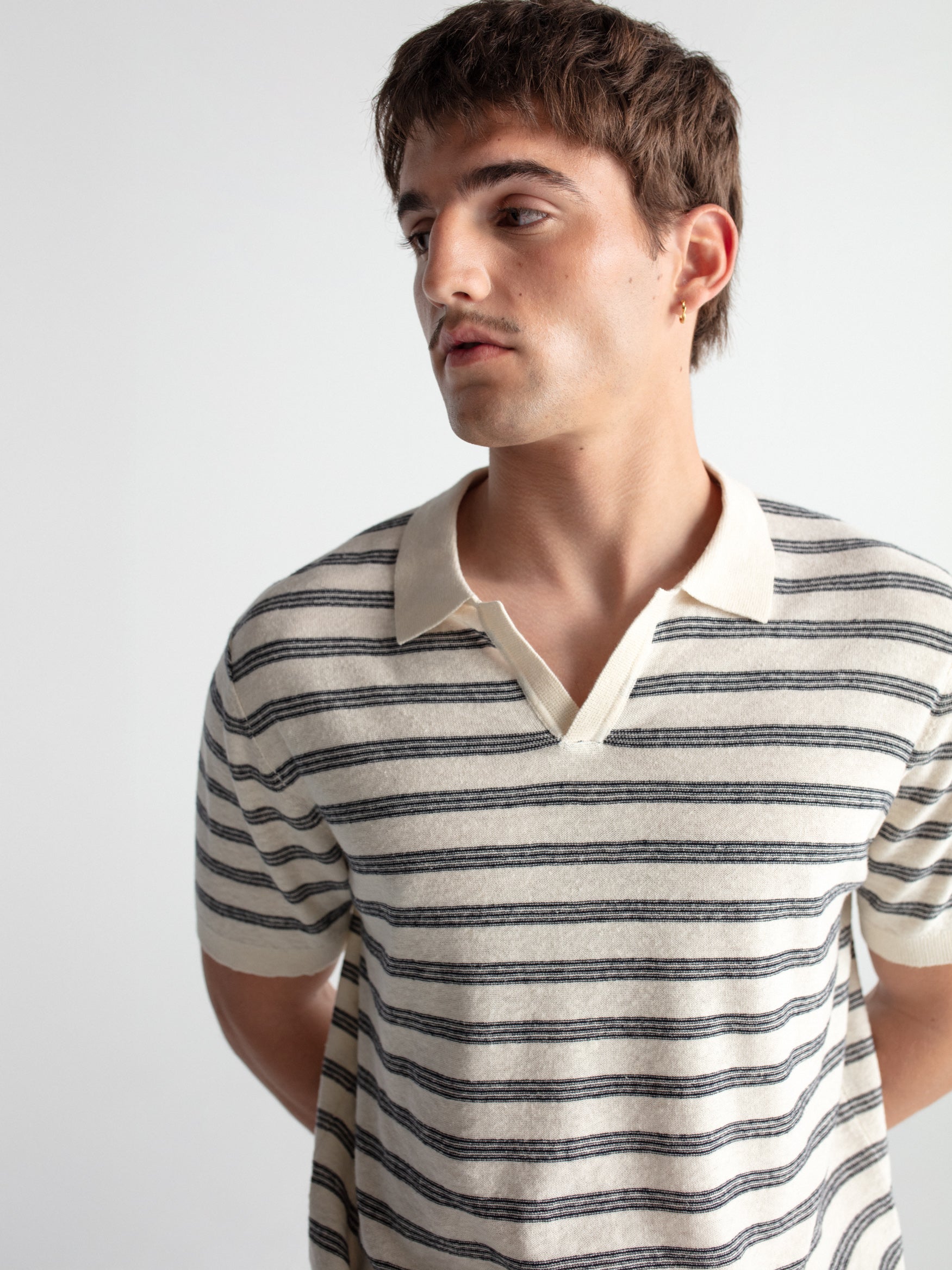 Polo tricot rayas