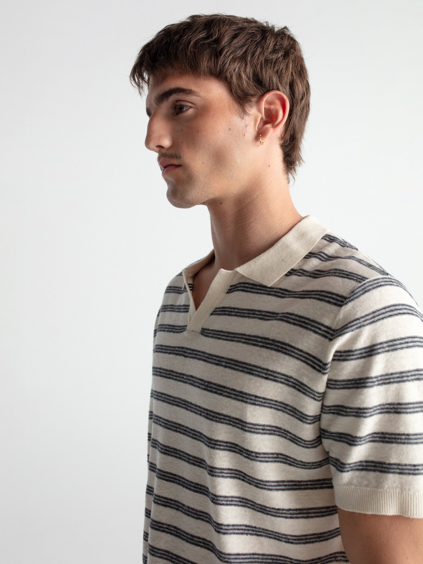 Polo tricot rayas