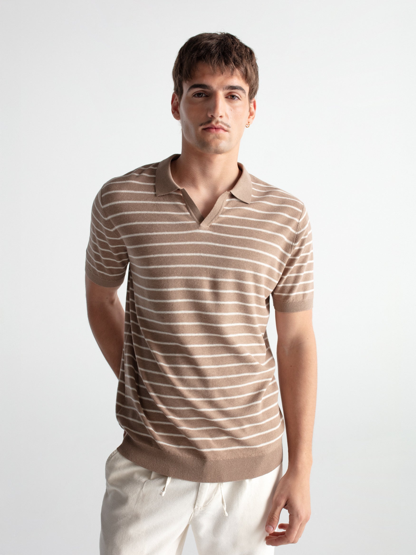 Polo tricot rayas
