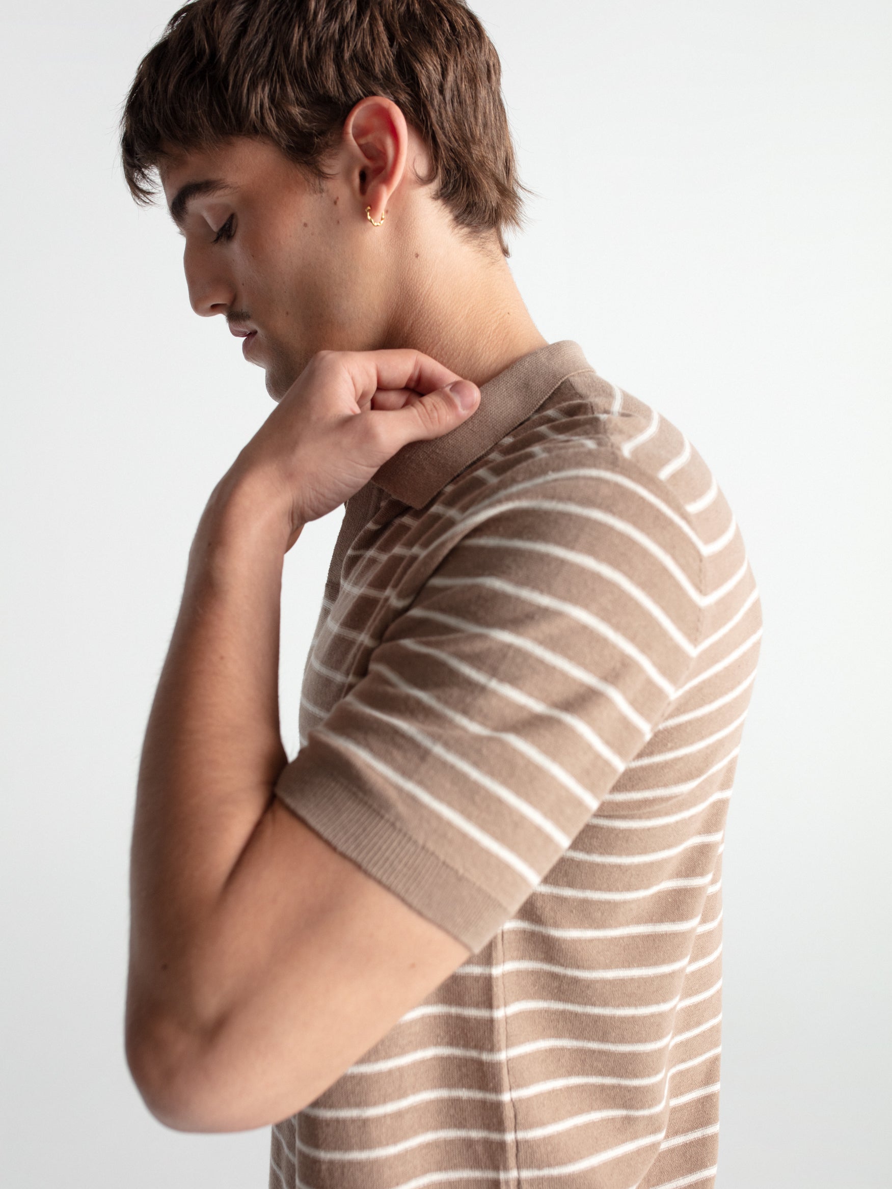 Polo tricot rayas