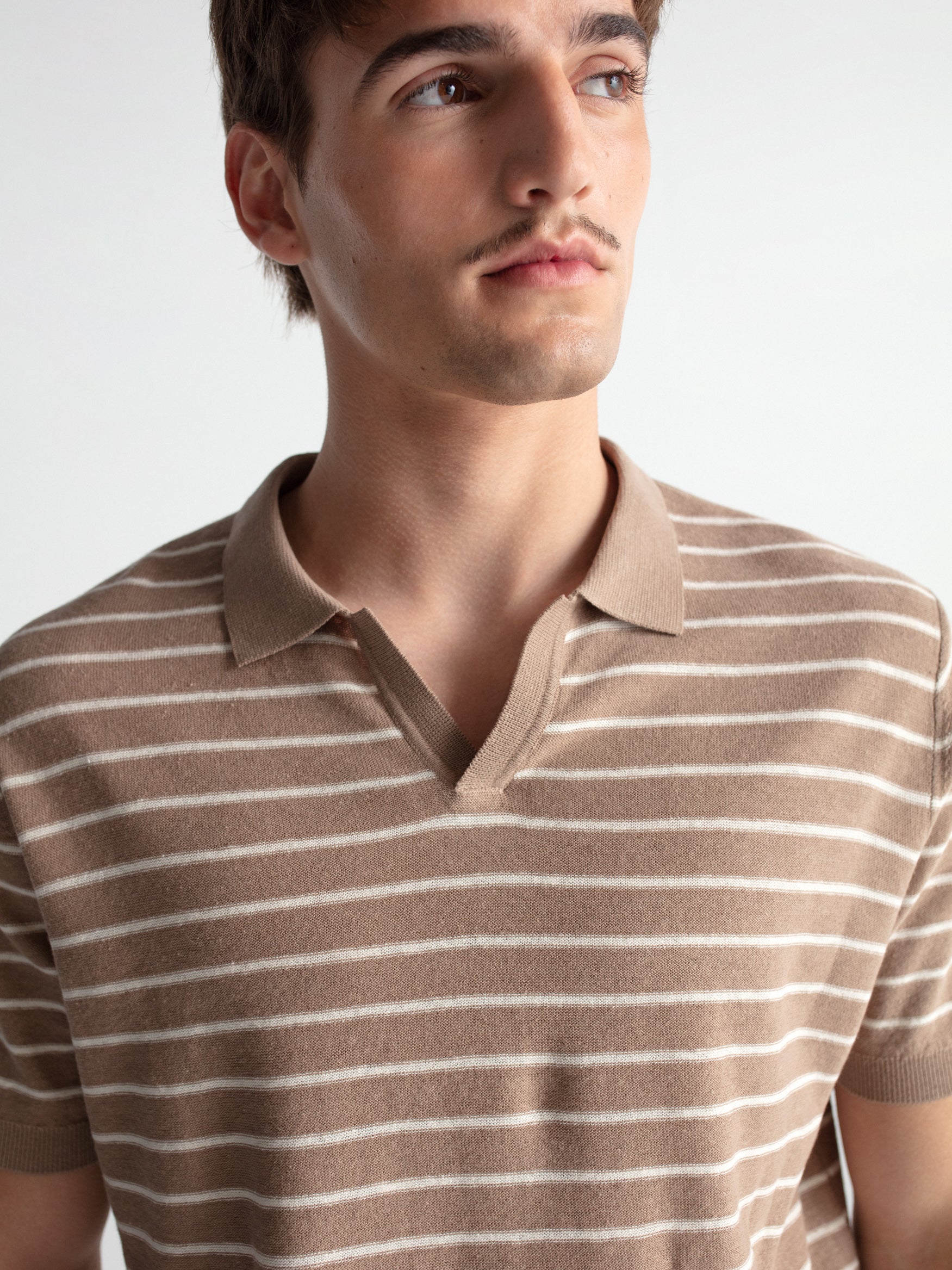 Polo tricot rayas