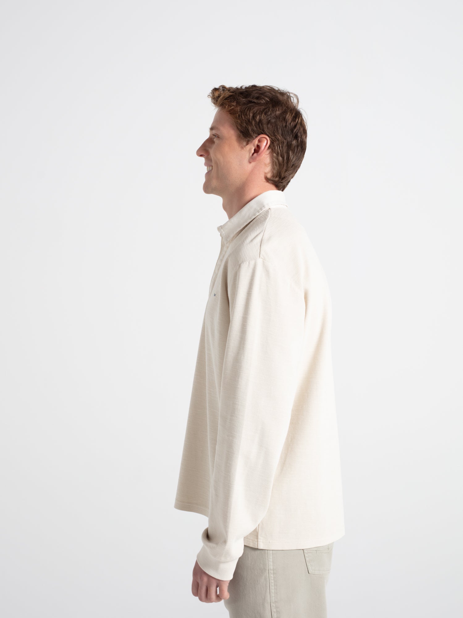 Polo oversize algodón con estructura