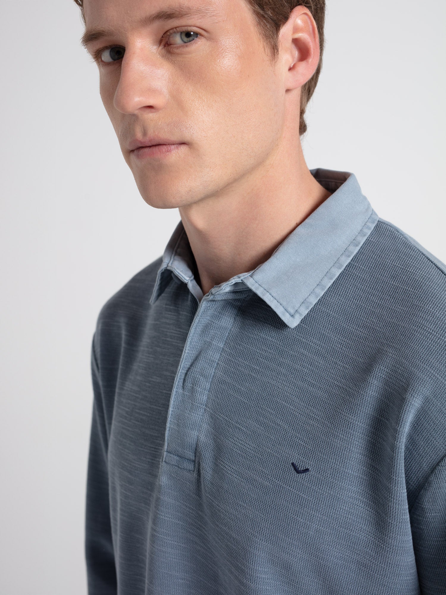 Polo oversize algodón con estructura
