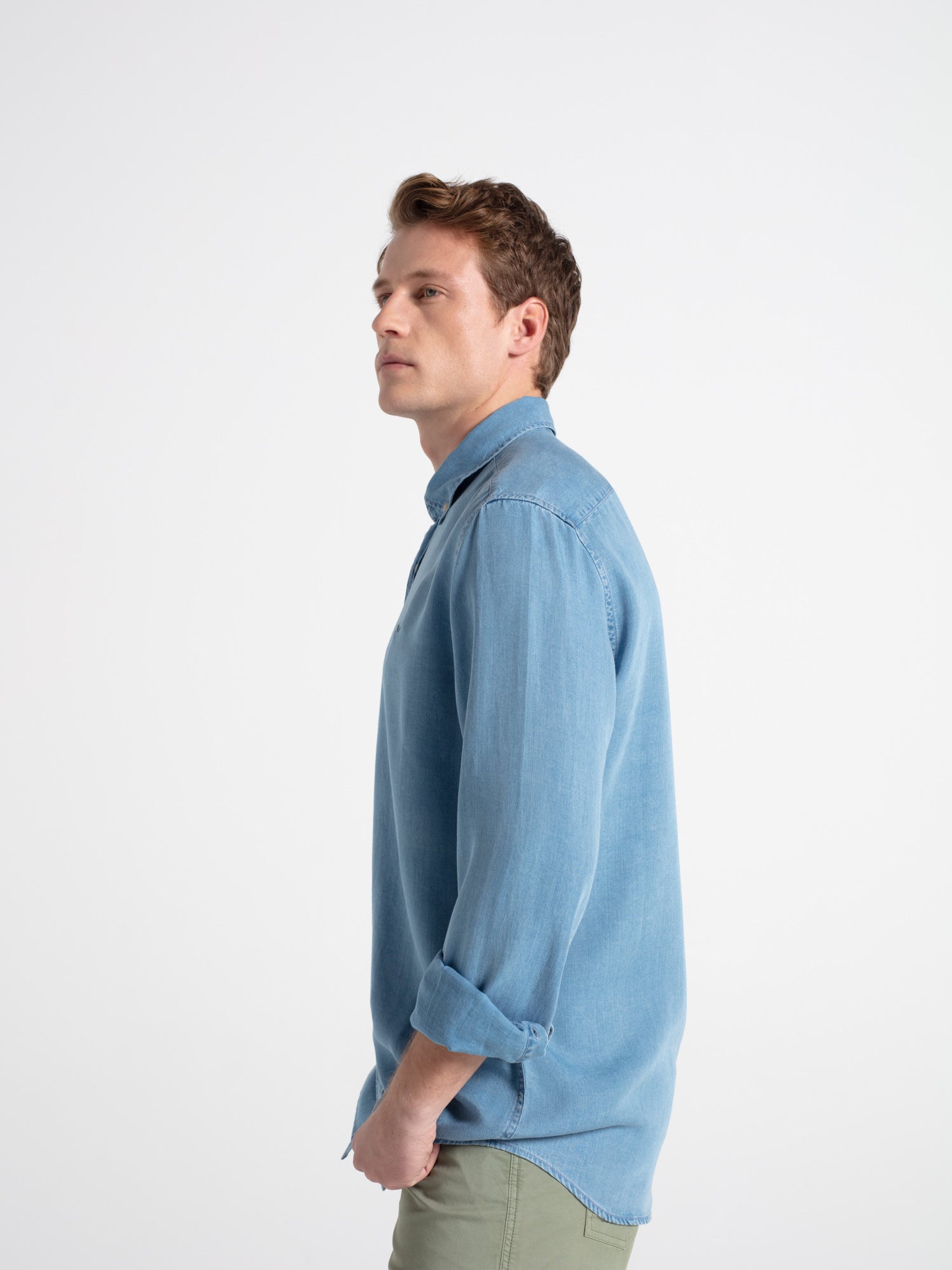 Camisa tejana tencel