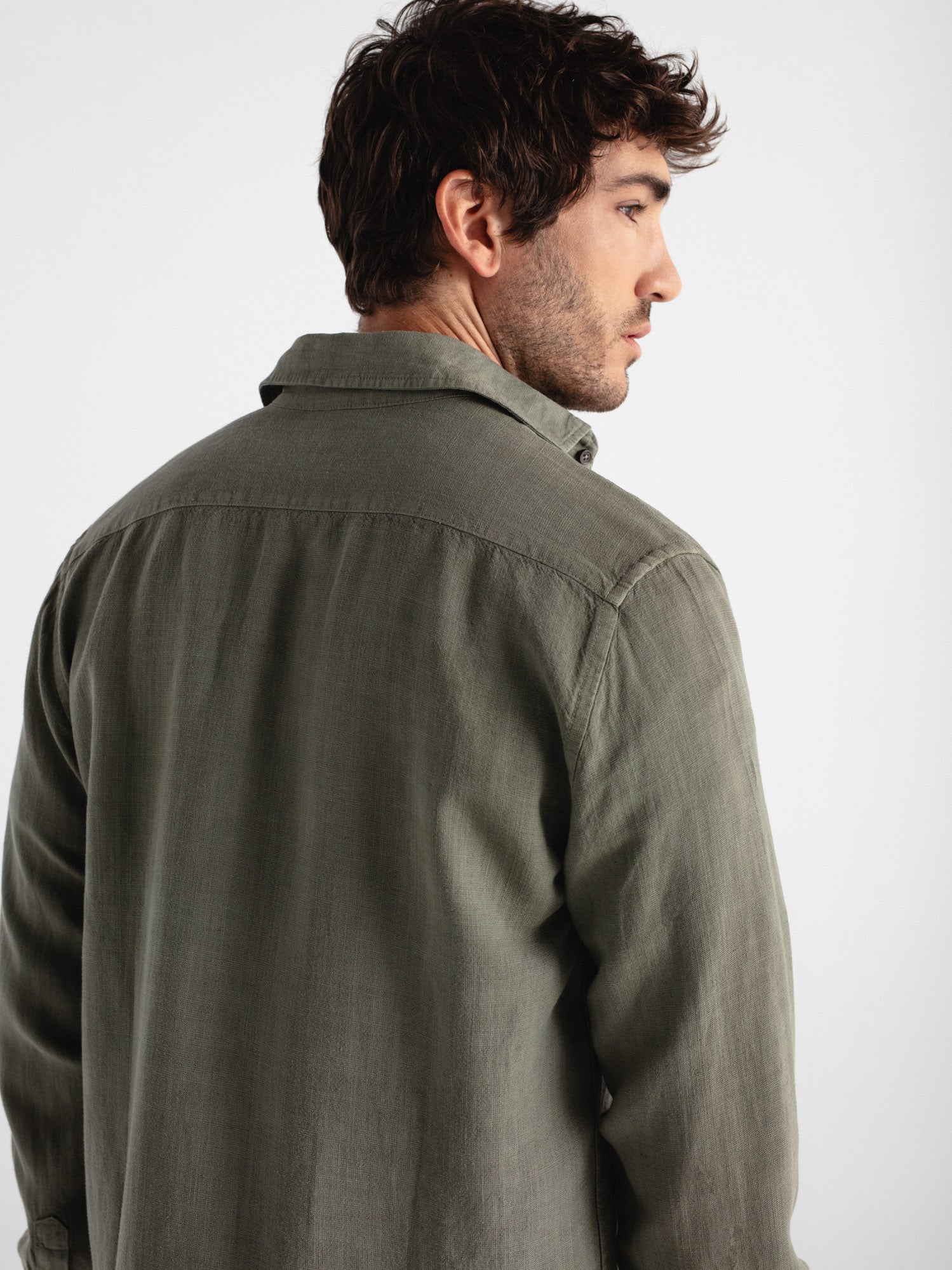 Camisa lino guayabera