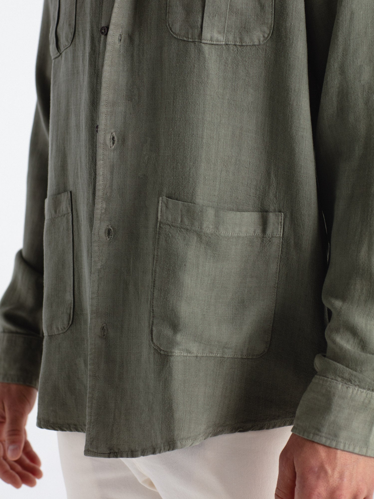 Camisa lino guayabera