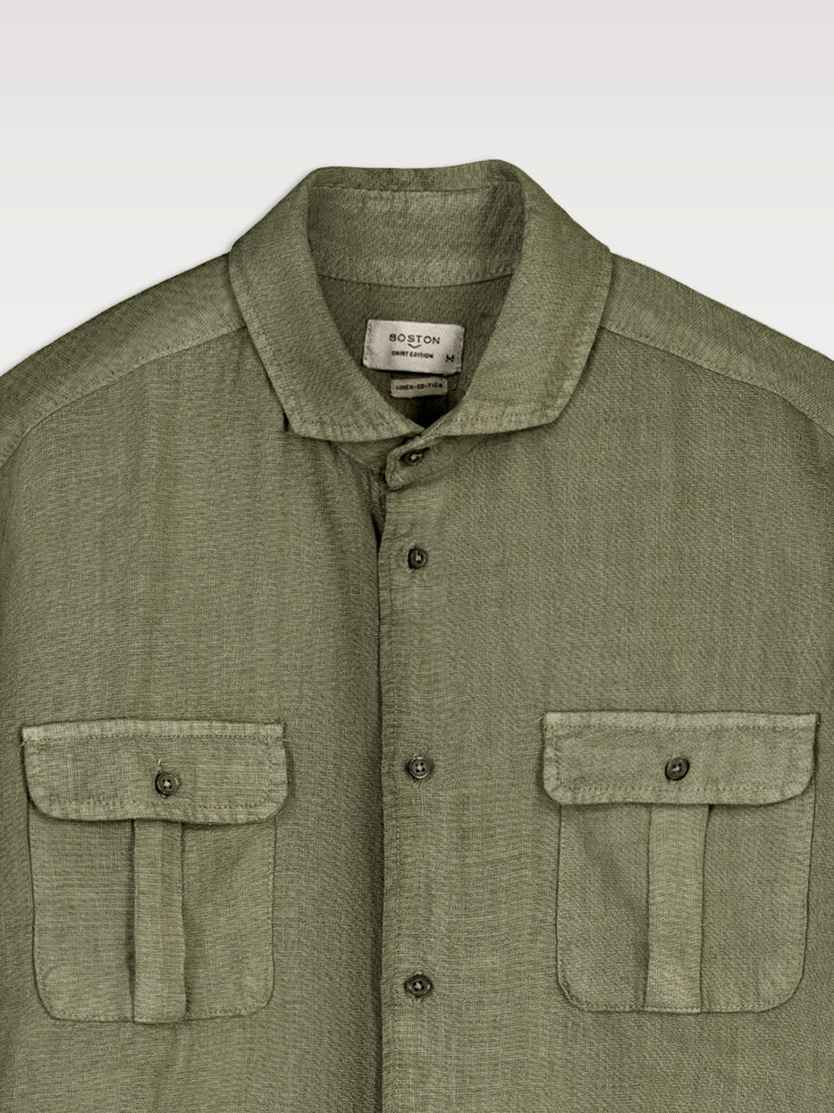 Camisa lino guayabera