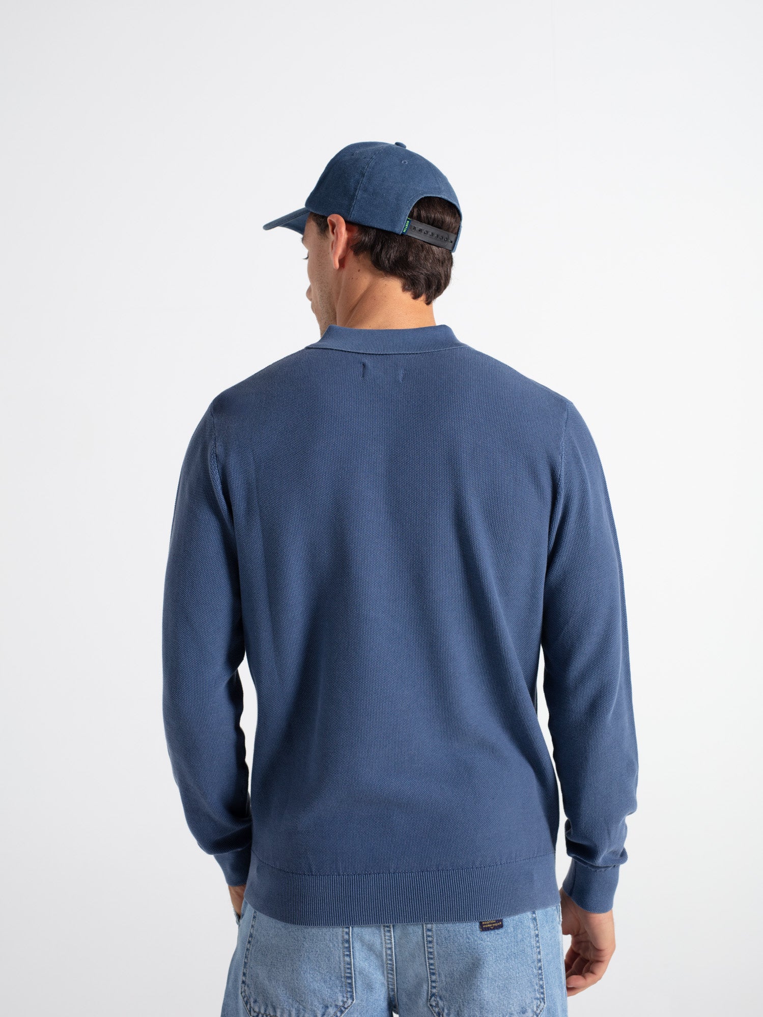 Jersey algodón cuello polo