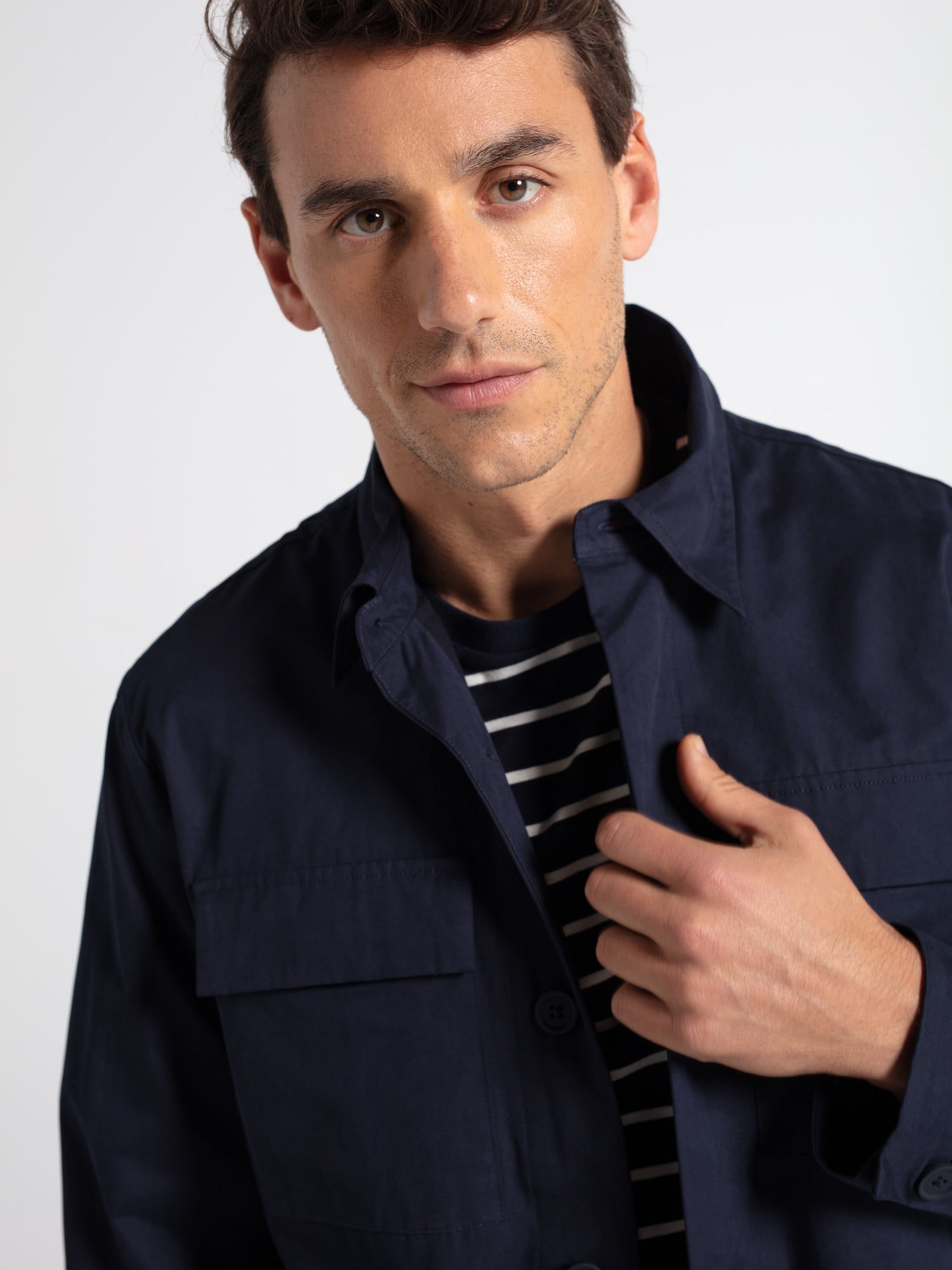 Sobrecamisa tejido gabardina