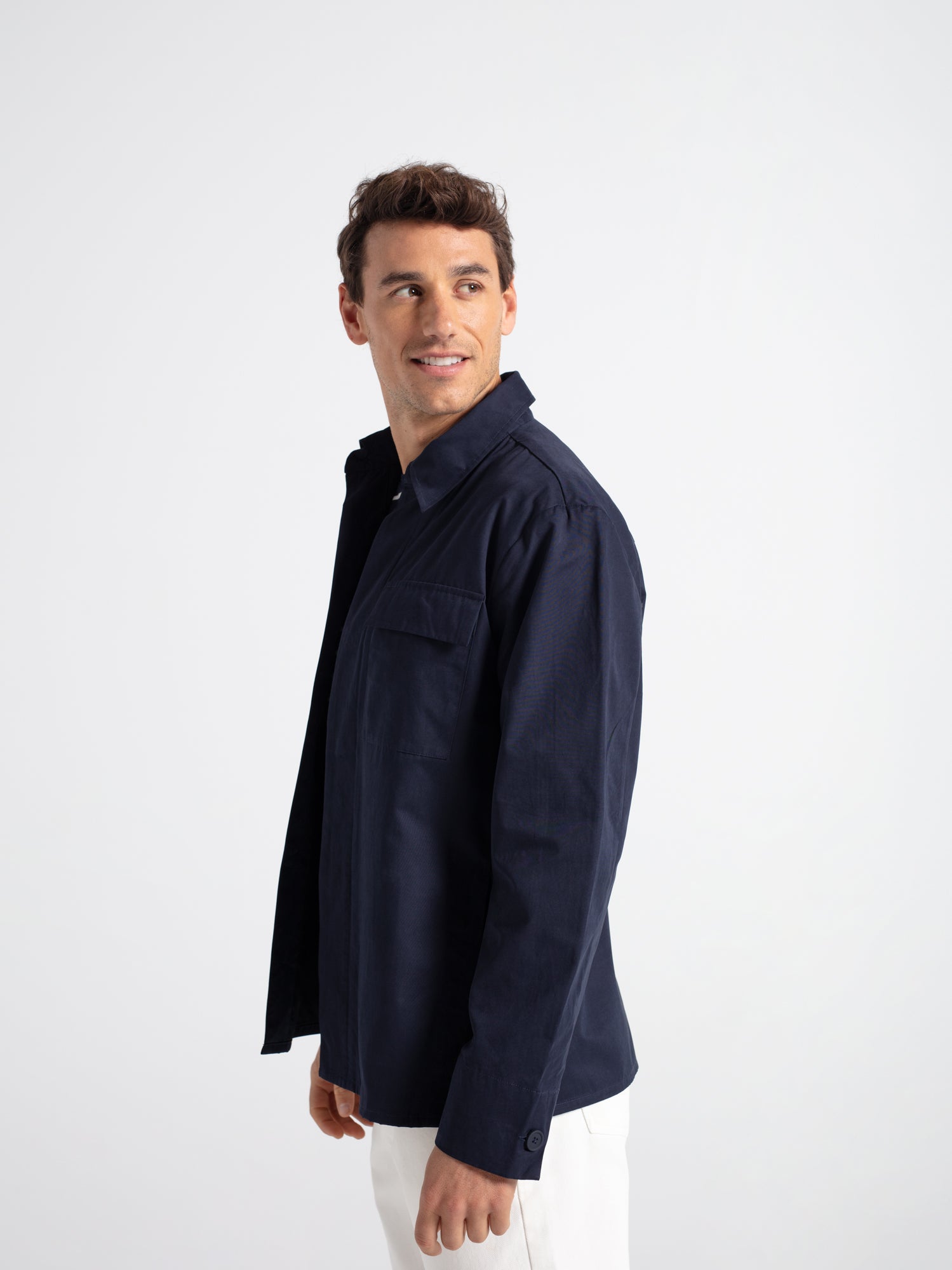 Sobrecamisa tejido gabardina