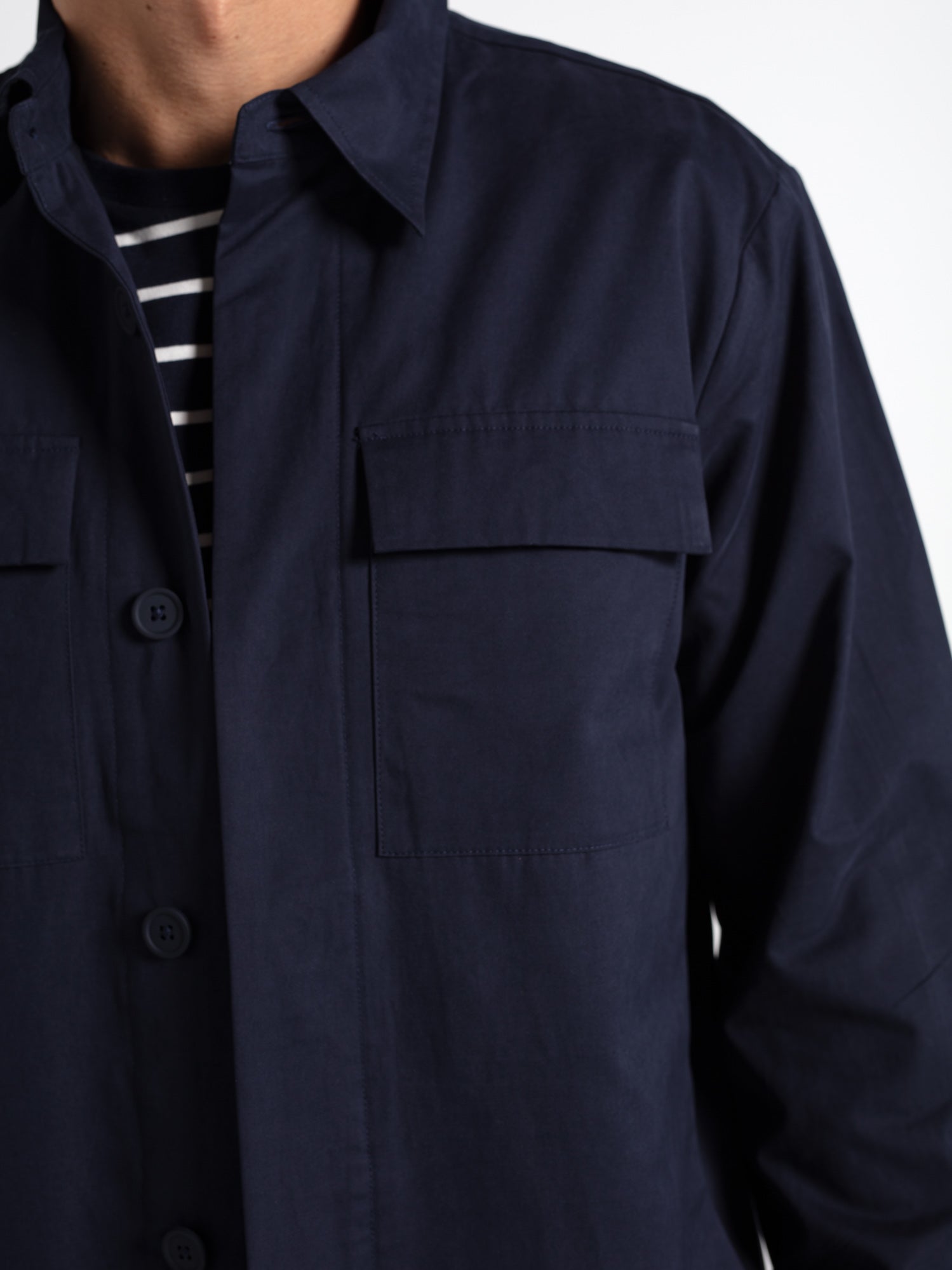 Sobrecamisa tejido gabardina