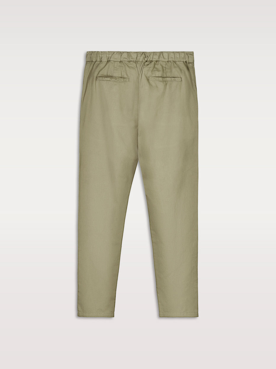 Pantalón de lino con pinzas