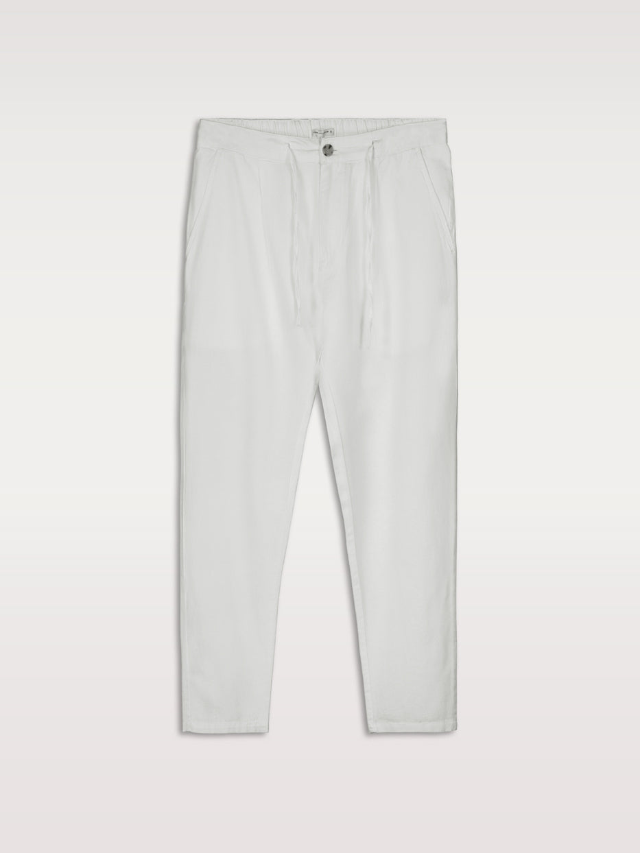 Pantalón de lino con pinzas