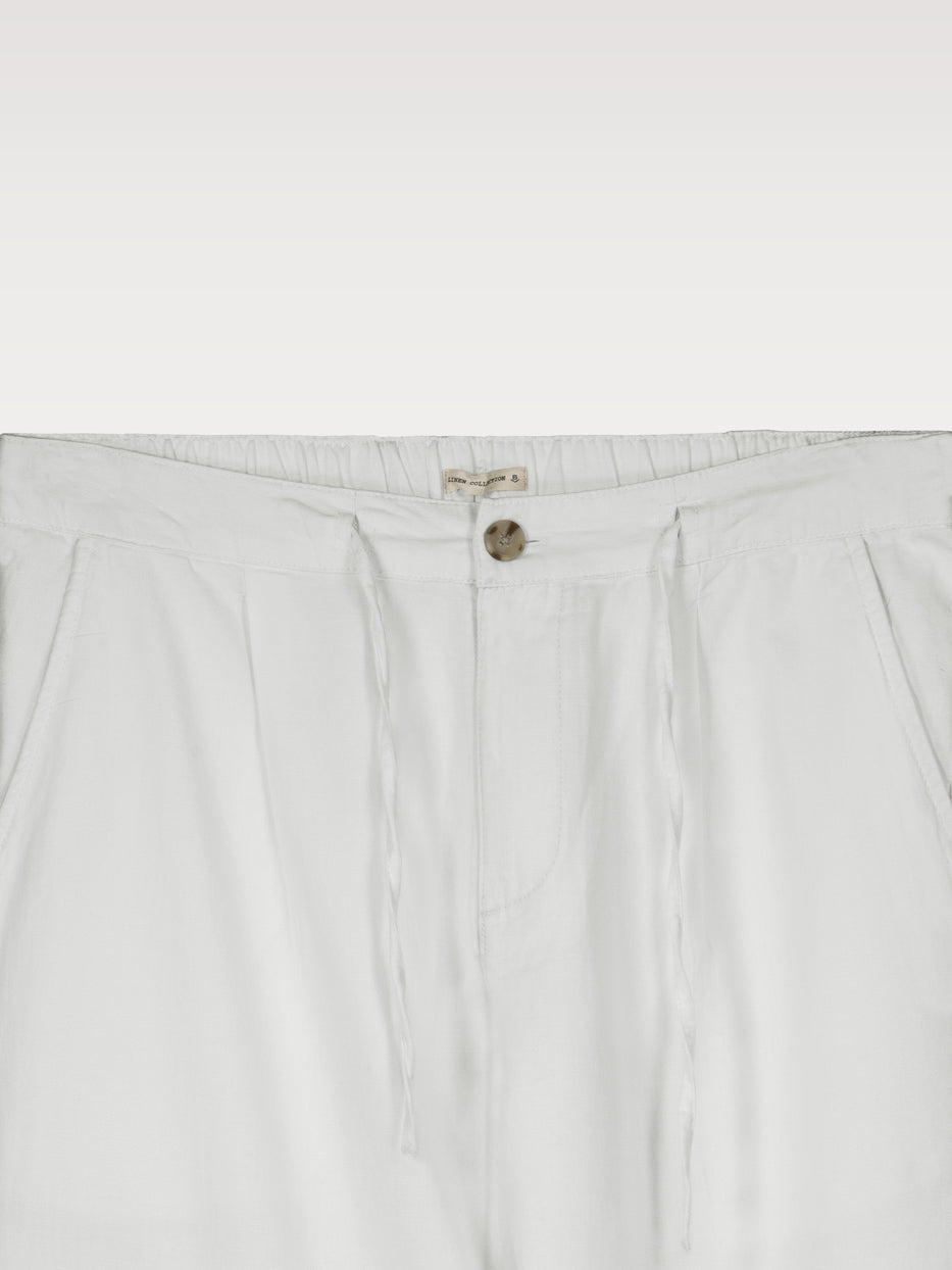 Pantalón de lino con pinzas