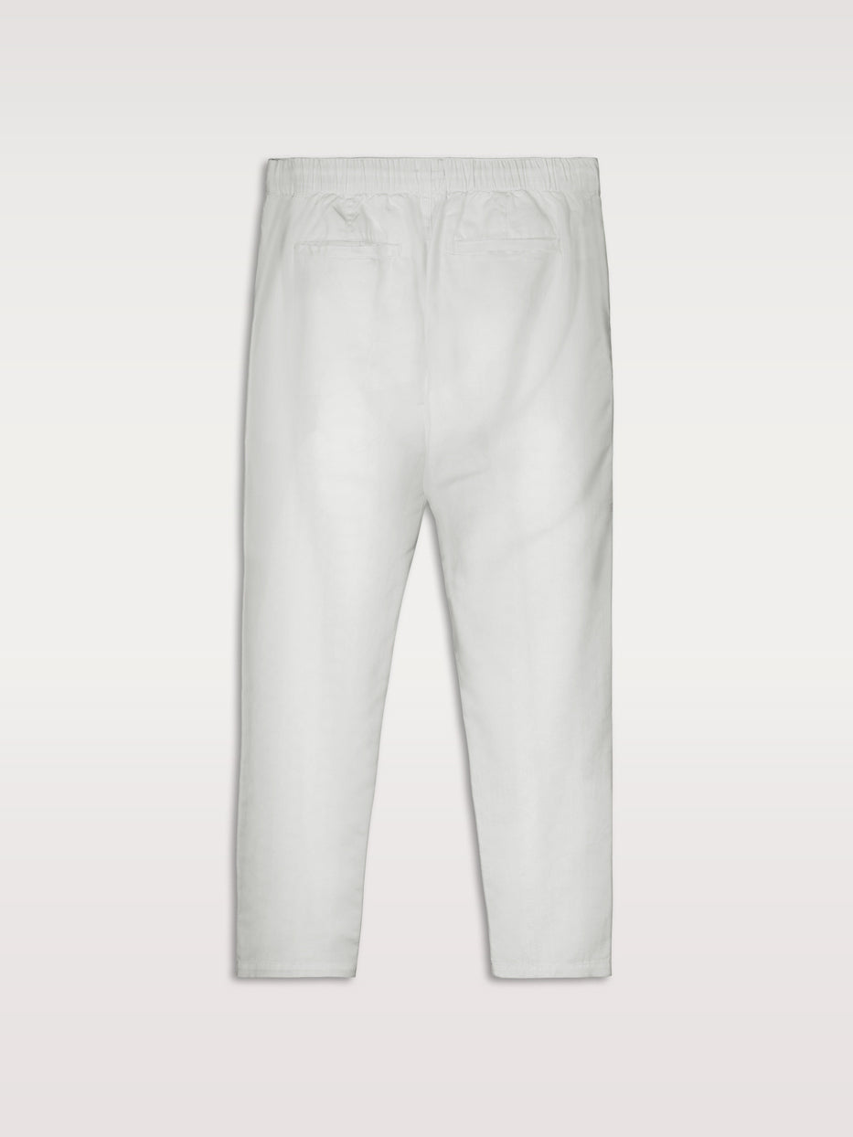 Pantalón de lino con pinzas