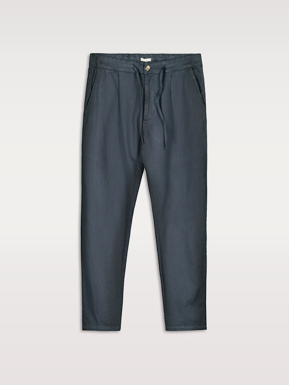 Pantalón de lino con pinzas
